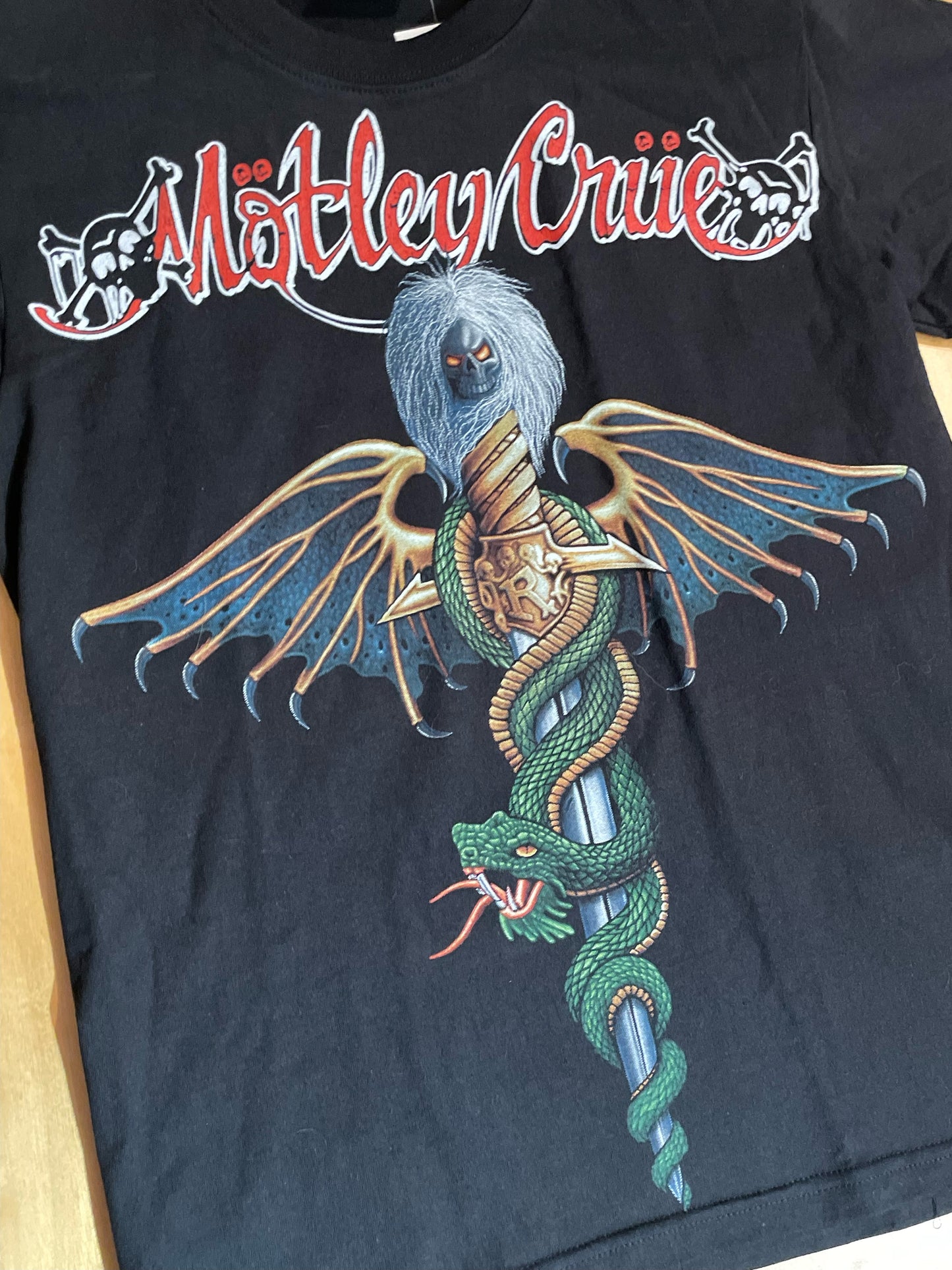 MOTLEY CRUE MUSIC BAND T-SHIRT SZ: S