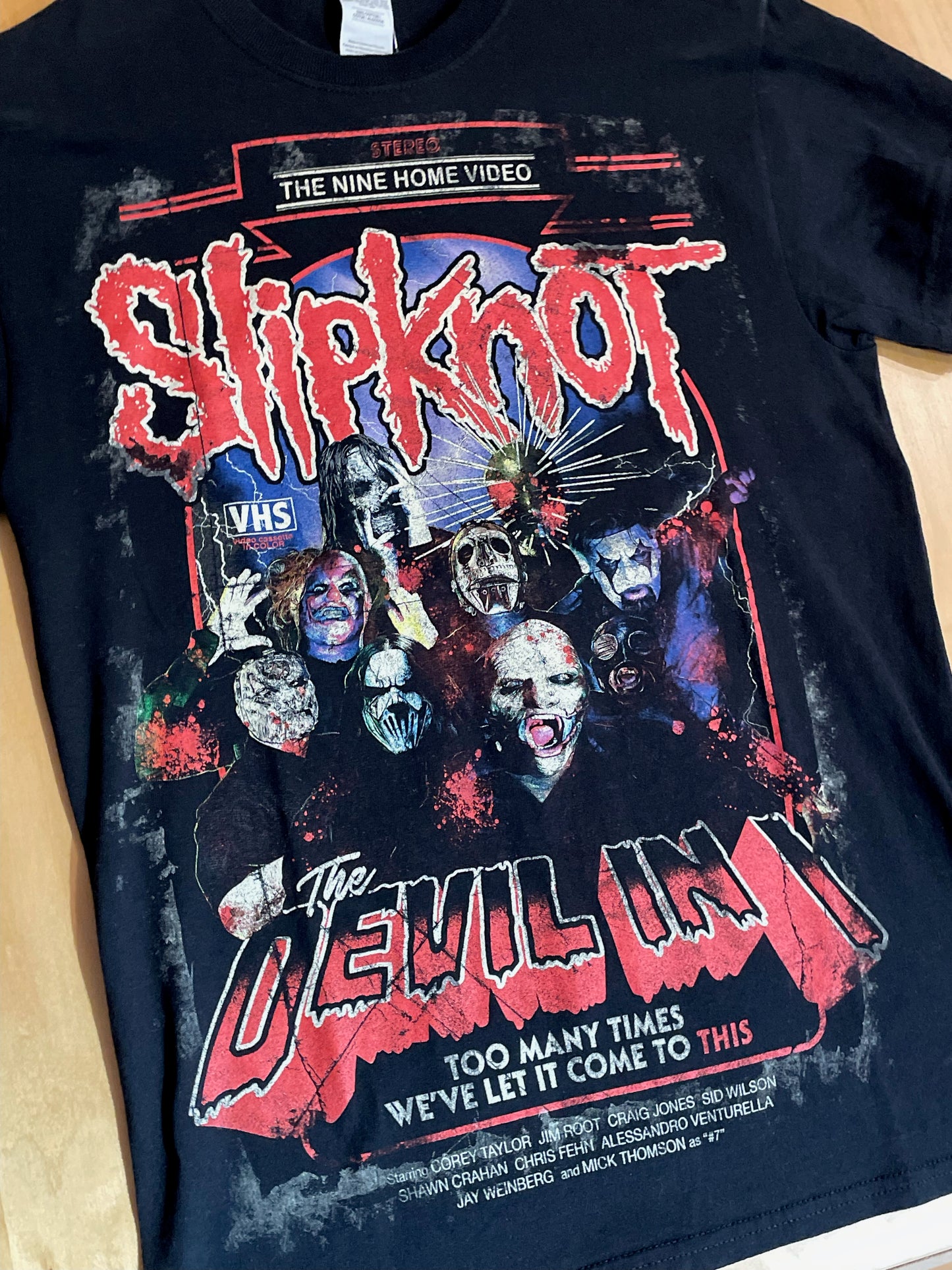SLIPKNOT "DEVIL IN I" MUSIC BAND T-SHIRT SZ: S