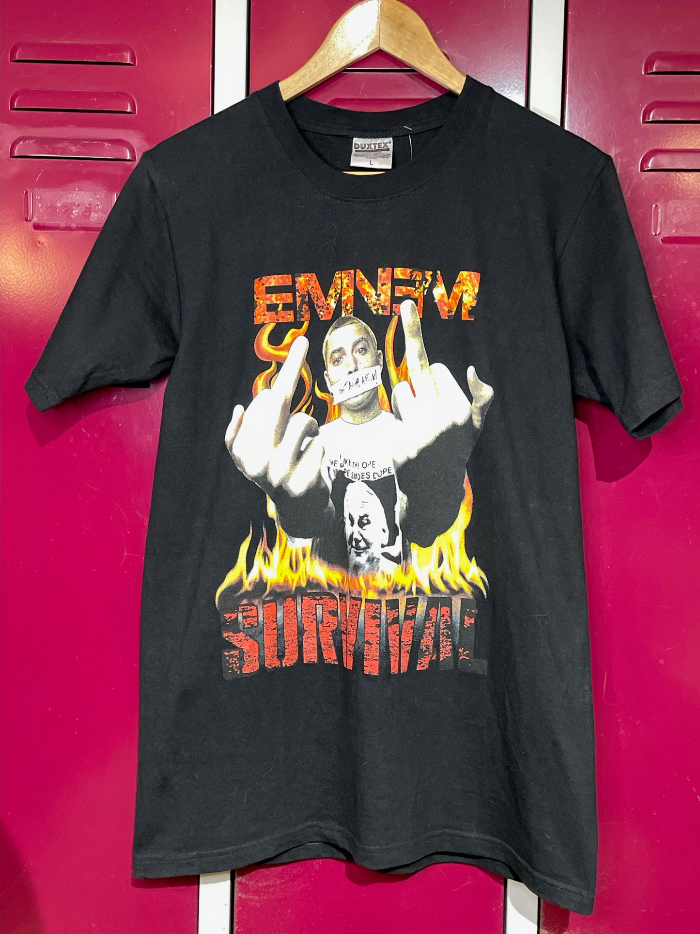 EMINEM "SURVIVAL"RAP HIP-HOP T-SHIRT SZ: L