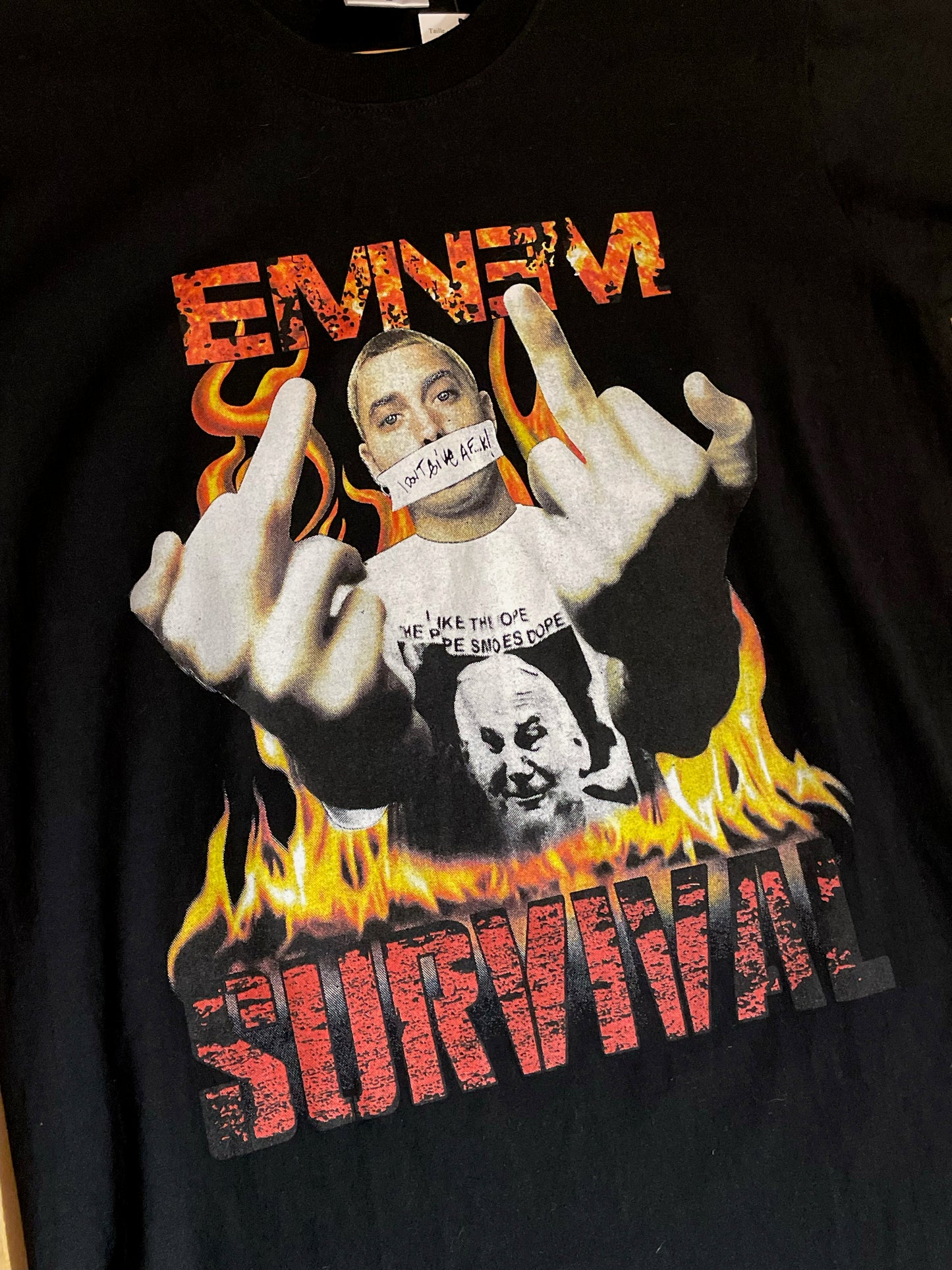 EMINEM "SURVIVAL"RAP HIP-HOP T-SHIRT SZ: L