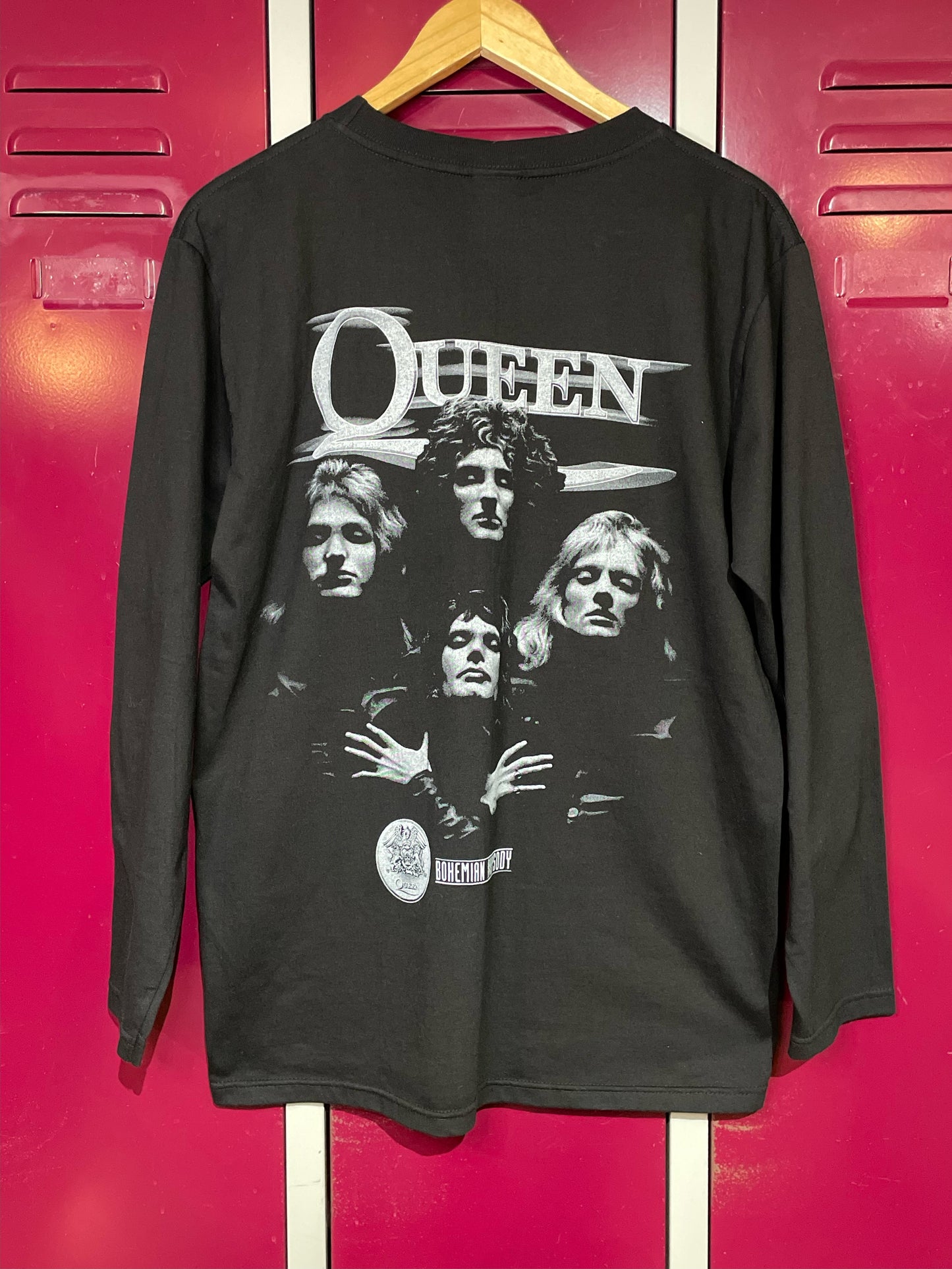 "DS" QUEEN "BOHEMIAN RAPSODY MUSIC BAND LONG SLEEVE T-SHIRT  SZ: L
