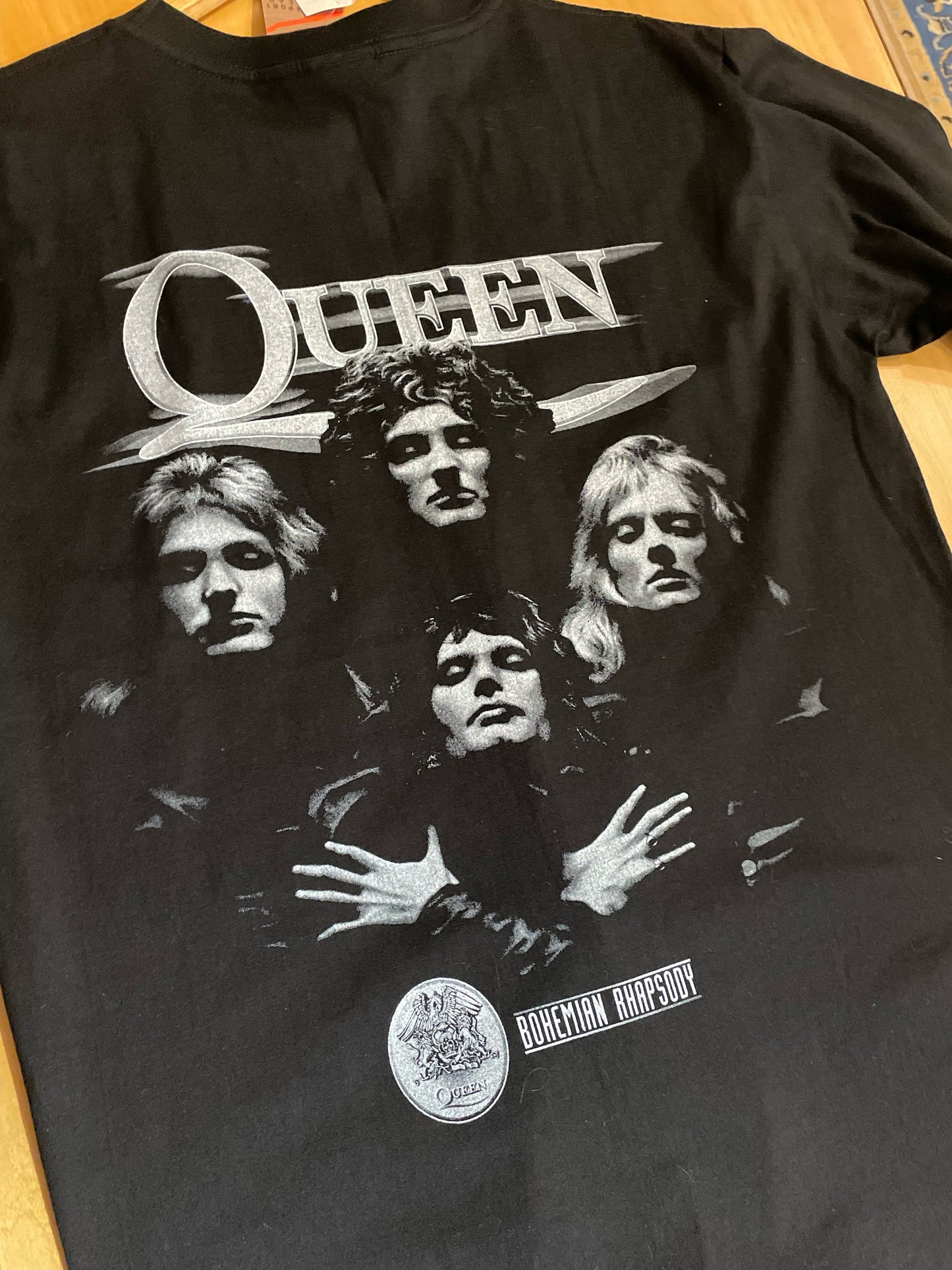 "DS" QUEEN "BOHEMIAN RAPSODY MUSIC BAND LONG SLEEVE T-SHIRT  SZ: L