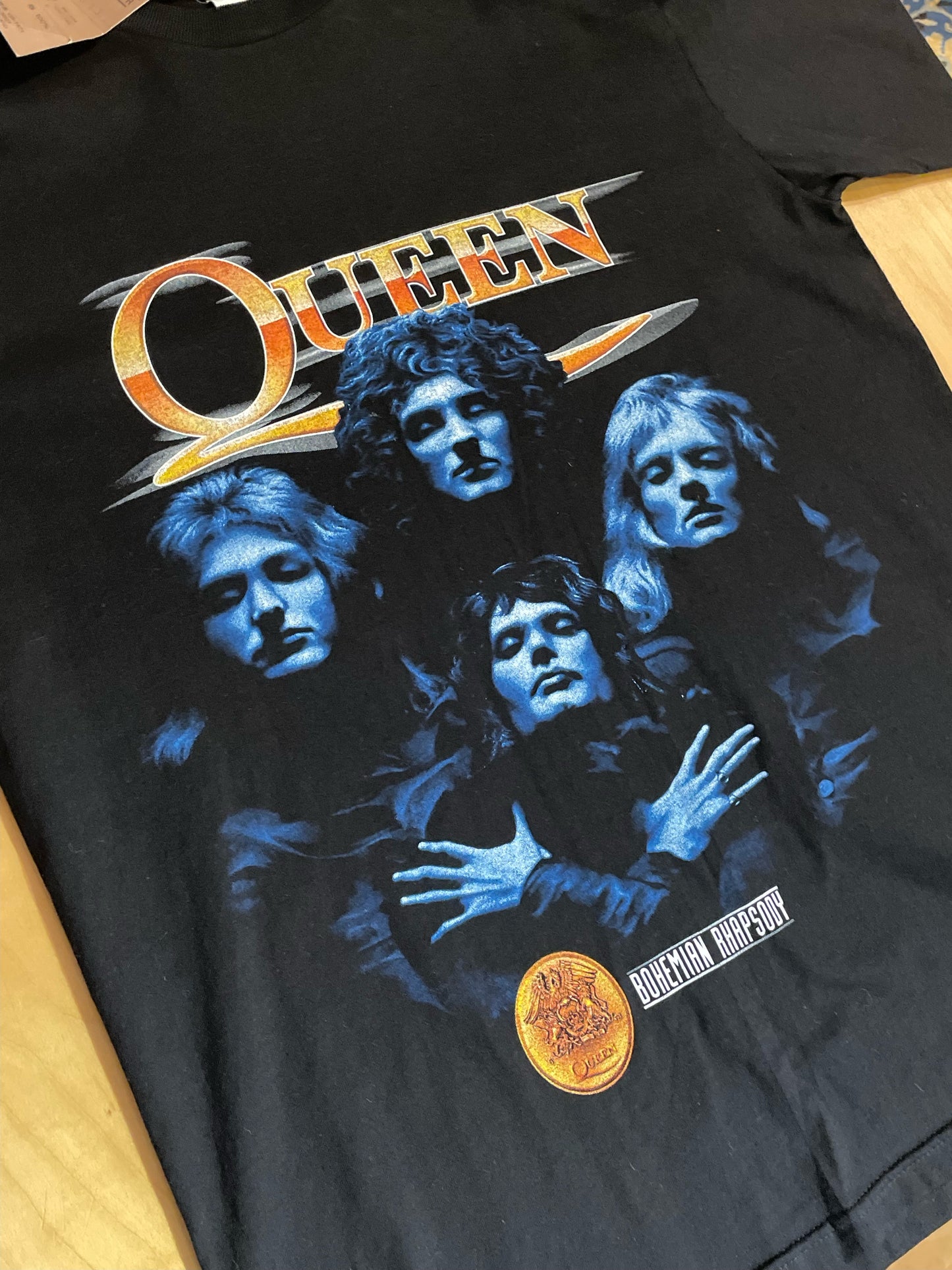 "DS" QUEEN "BOHEMIAN RAPSODY MUSIC BAND LONG SLEEVE T-SHIRT  SZ: L