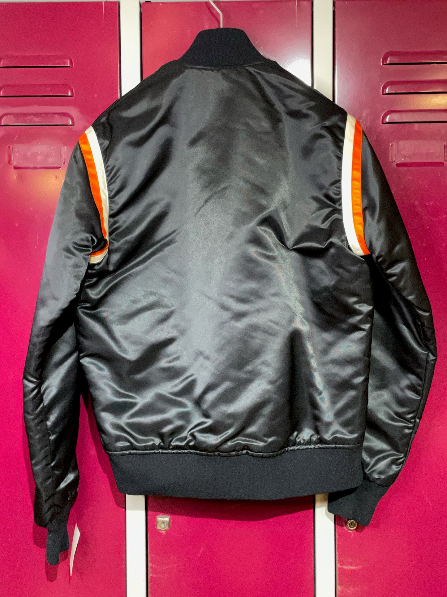 VINTAGE STARTER PHILADELPHIA FLYERS NHL SATIN JACKET SZ: S