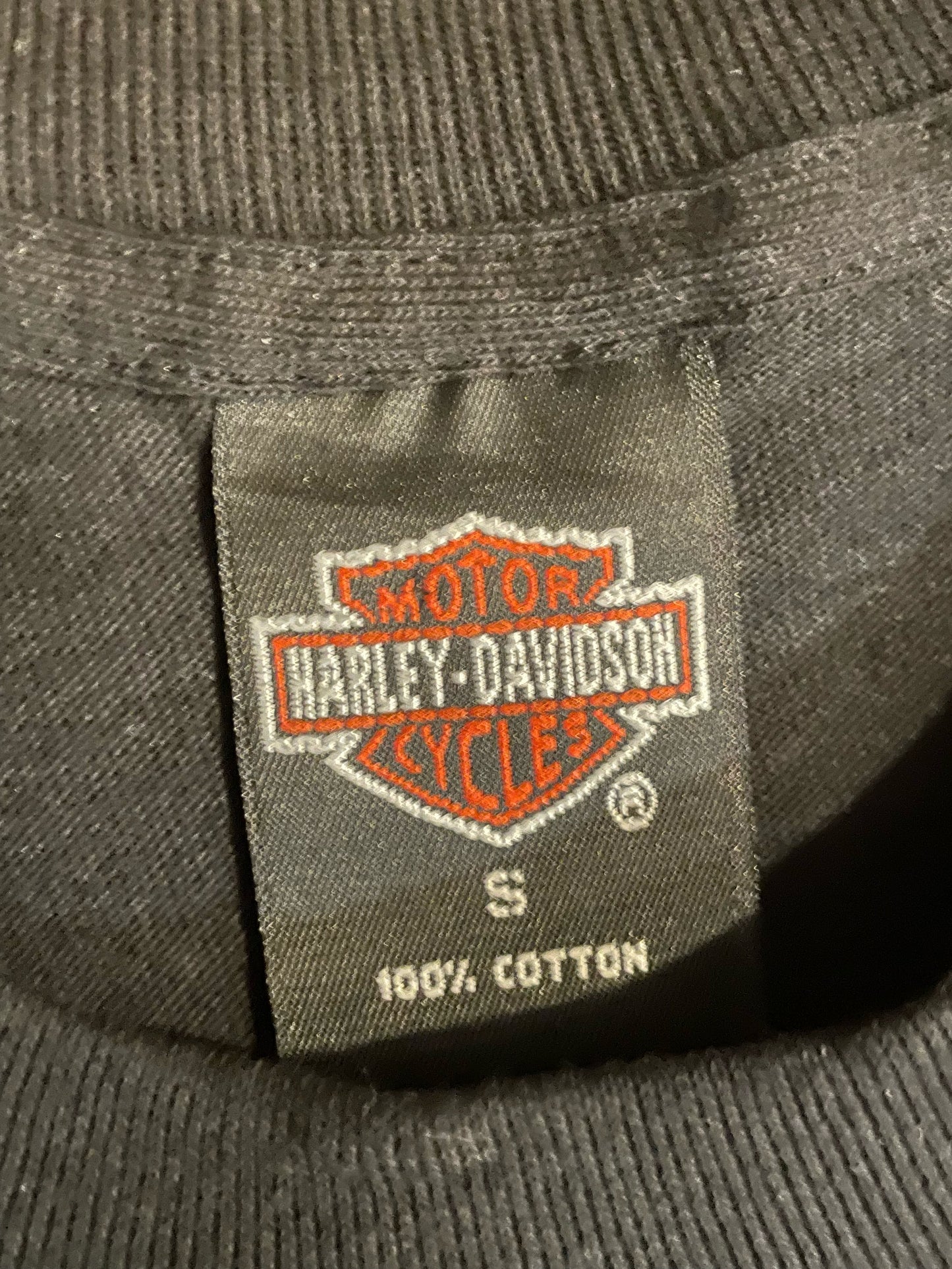 VINTAGE 1995 HARLEY DAVIDSON MOTORCYCLES T-SHIRT SZ: S