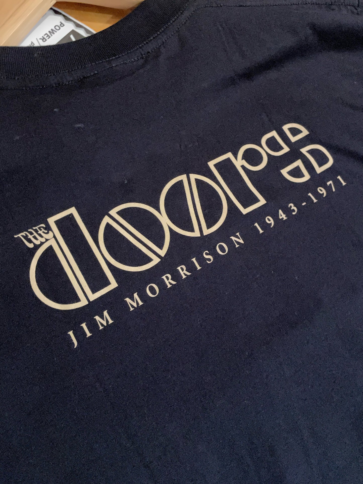 THE DOORS "WANTED" 2007 SINGLE STITCH MUSIC BAND T-SHIRT SZ: L