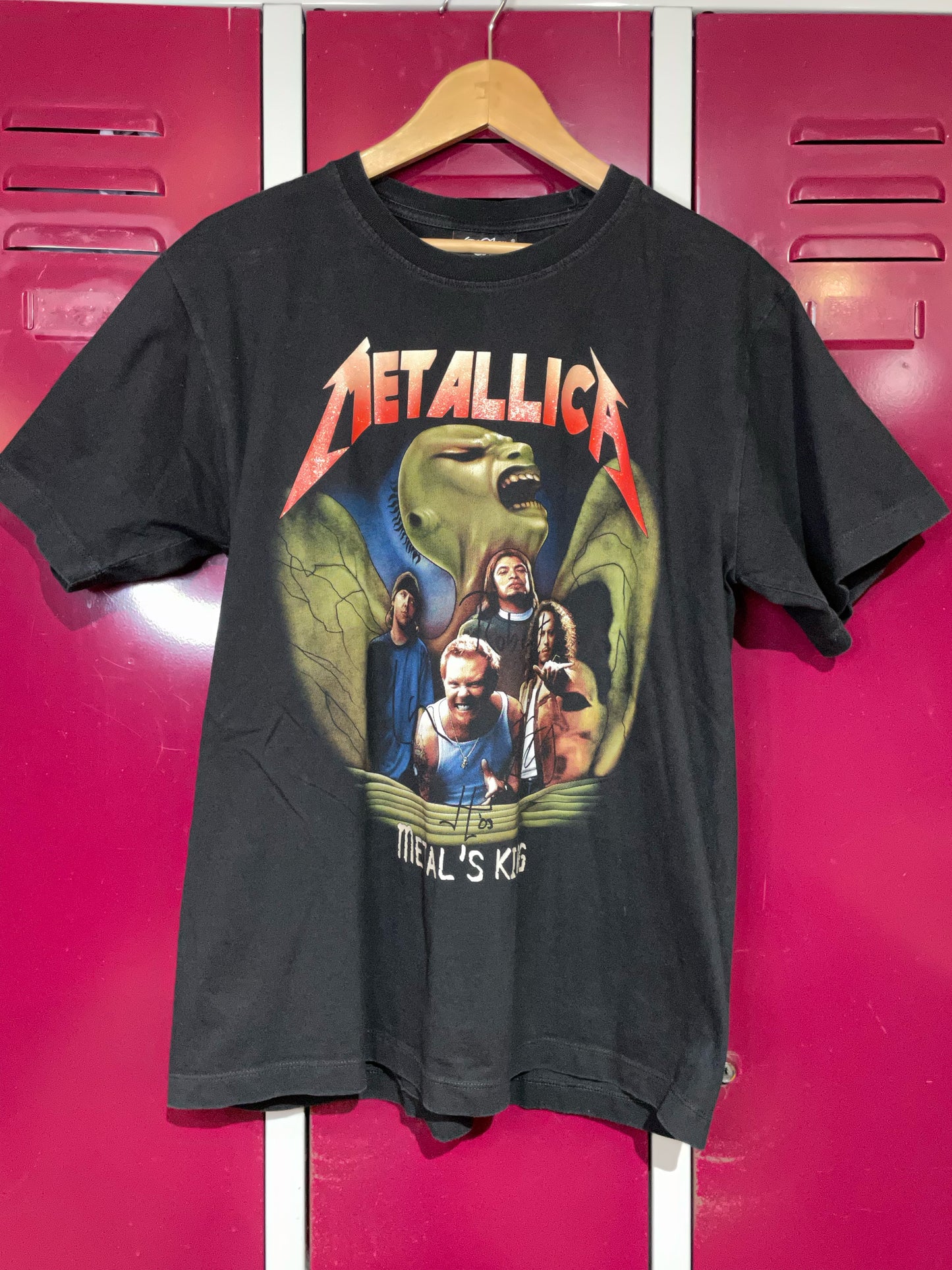 METALLICA "METAL'S KING" MUSIC BAND T-SHIRT SZ: L