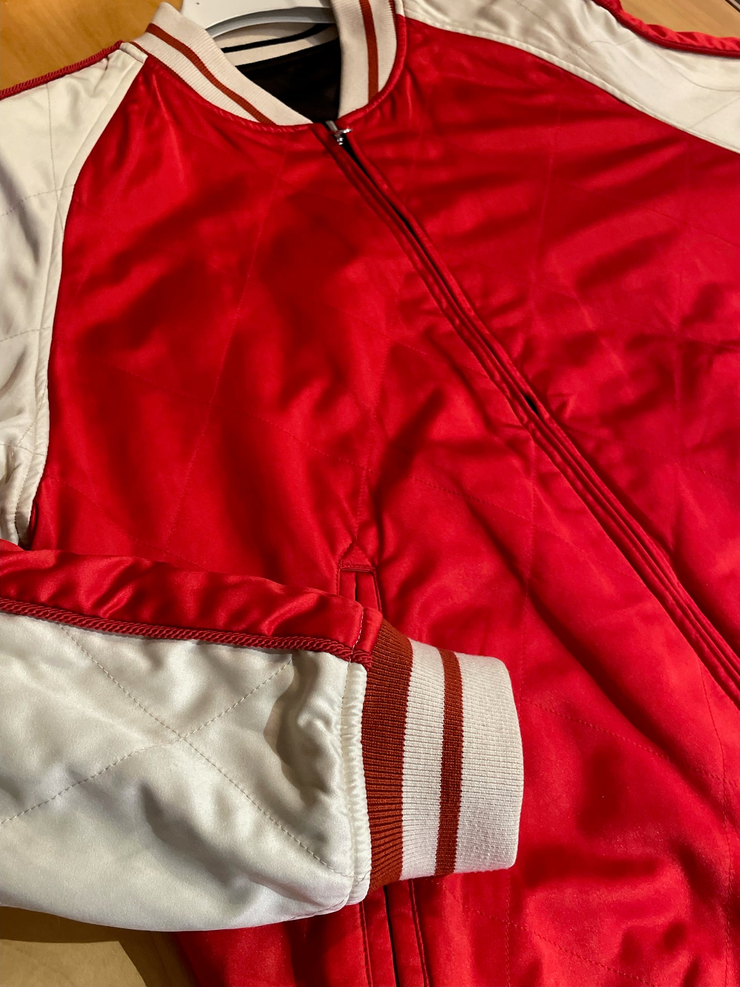 LEVI'S REVERSIBLE SATIN ROCKABILLY JACKET  SZ: S