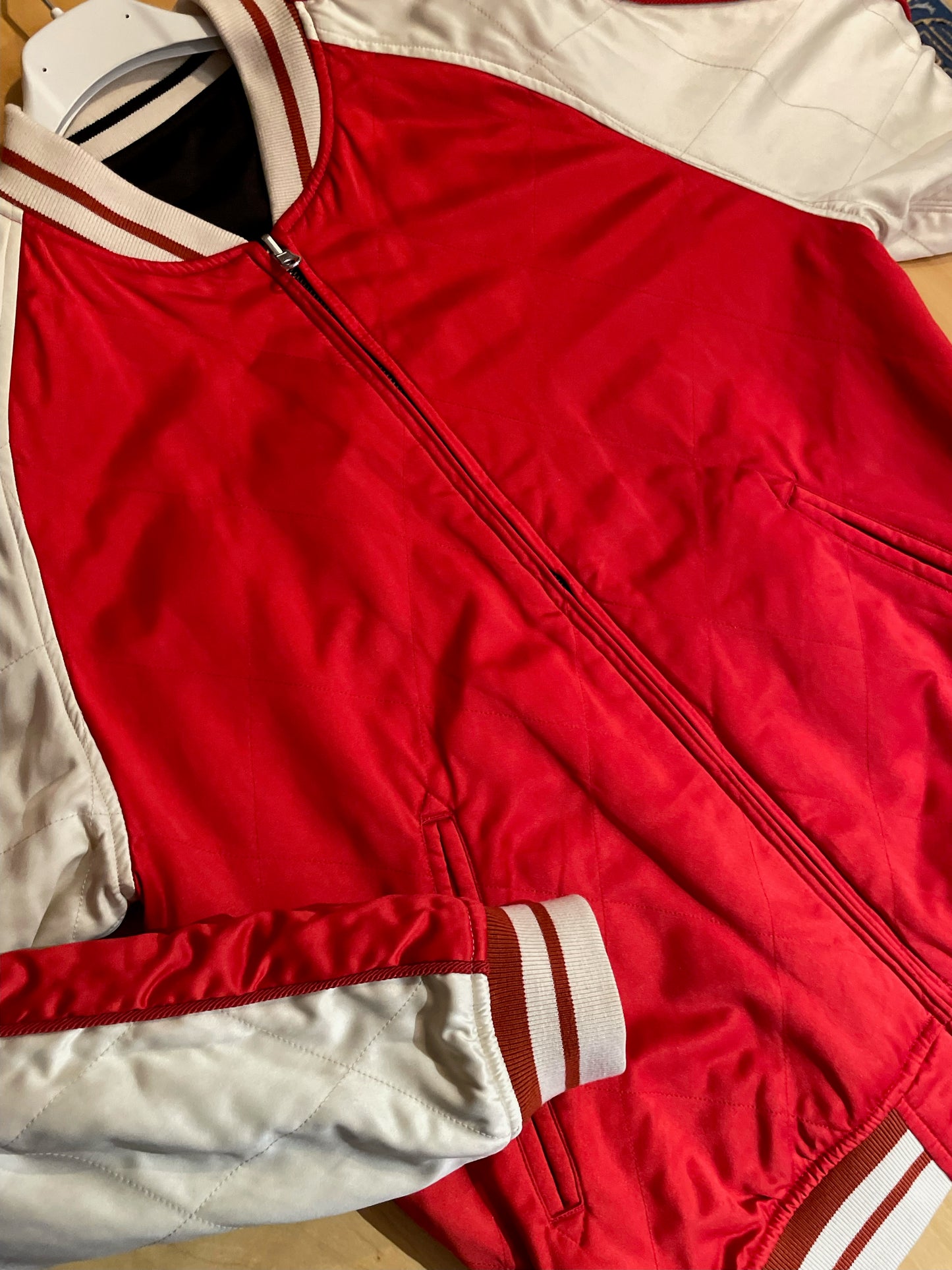 LEVI'S REVERSIBLE SATIN ROCKABILLY JACKET  SZ: S