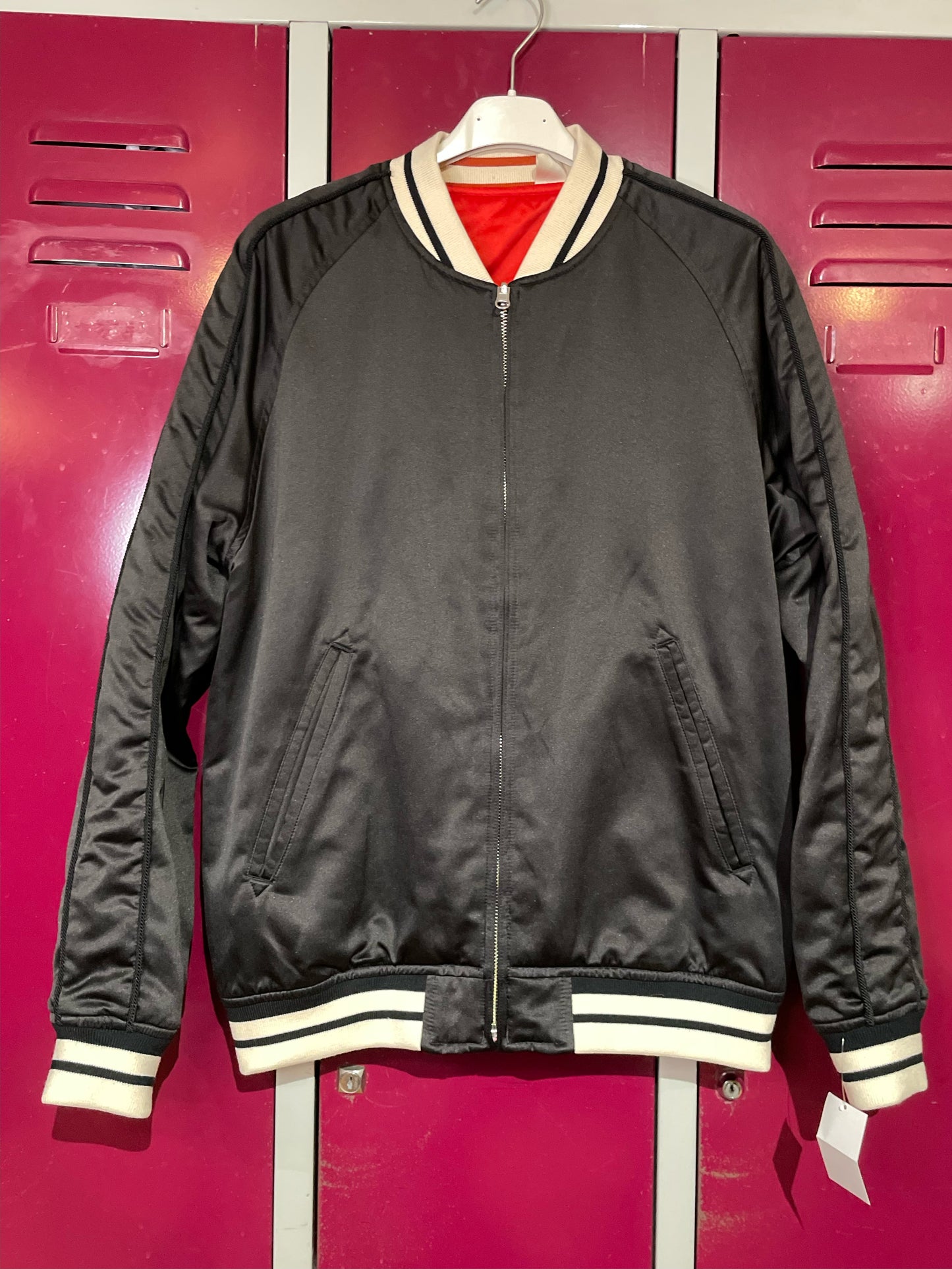 LEVI'S REVERSIBLE SATIN ROCKABILLY JACKET  SZ: S
