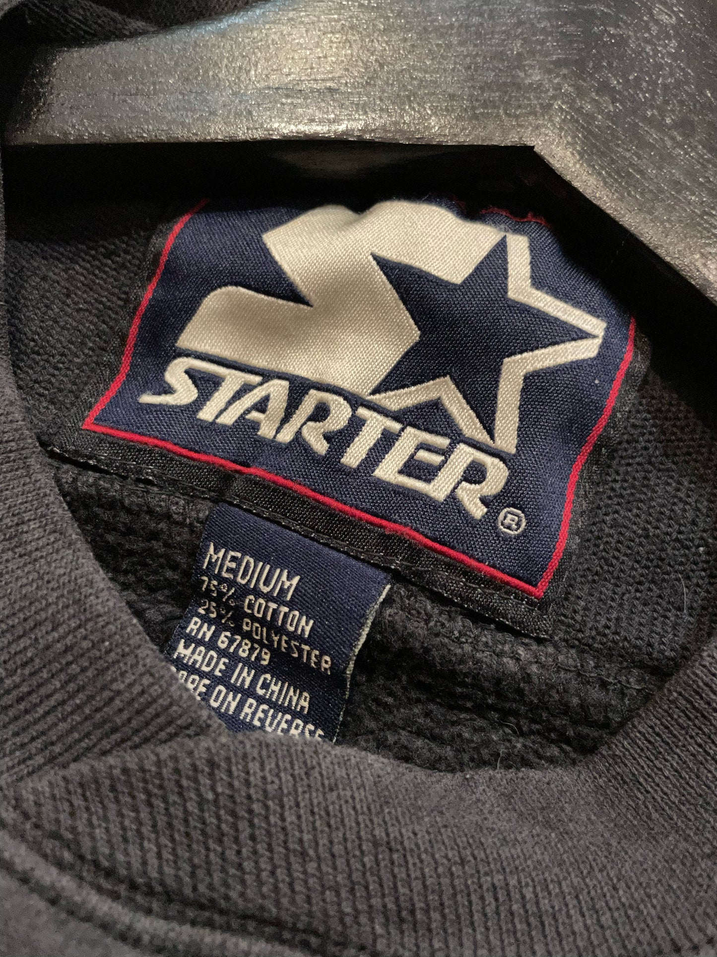 VINTAGE 90s STARTER TENNESSEE OILERS NFL CREWNECK SWEATSHIRT SZ: M