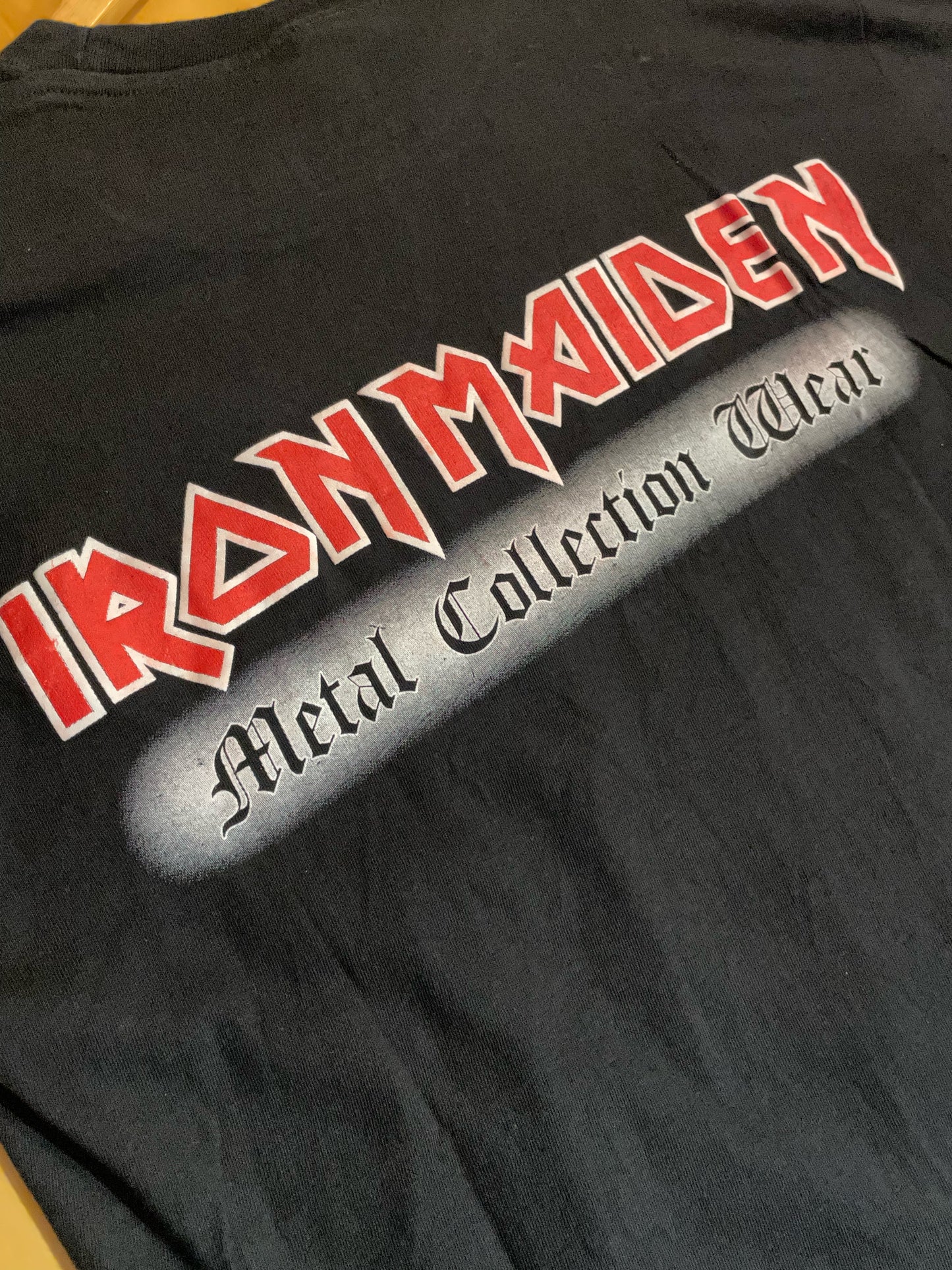 VINTAGE 1985 IRON MAIDEN MUSIC BAND T-SHIRT SZ: XL