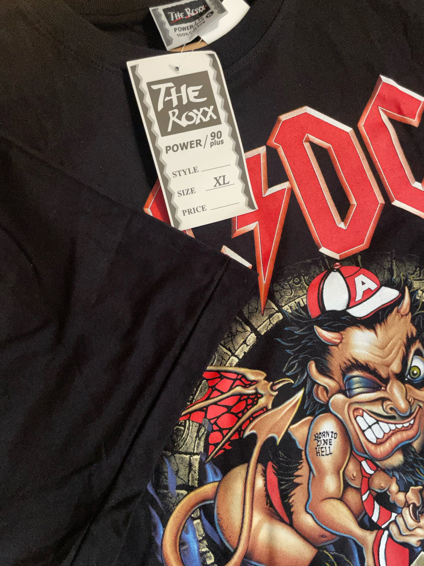 "DS" ACDC "ARE YOU READY" MUSIC BAND T-SHIRT SZ: XL