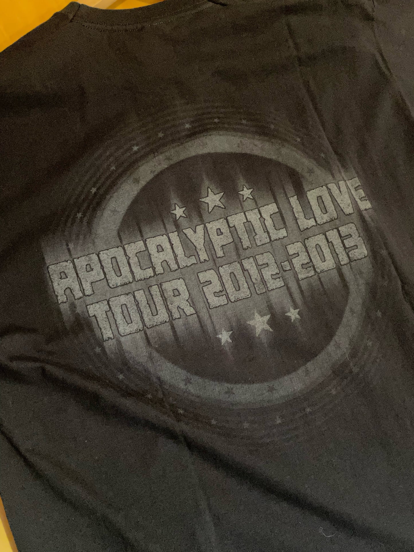 SLASH "APOCALYPTIC LOVE TOUR 2012-2013" MUSIC T-SHIRT  SZ: XL