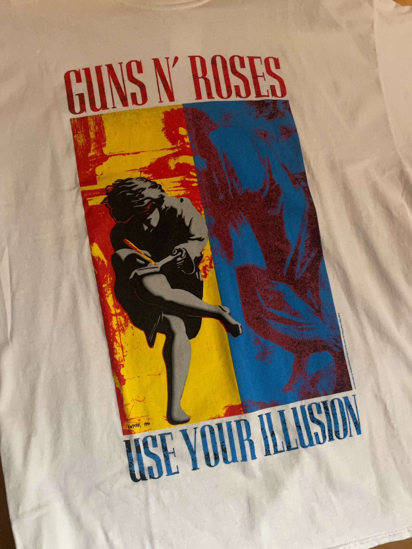 GUNS N' ROSES "USE YOUR ILLUSION" 2017 MUSIC BAND T-SHIRT SZ: XL