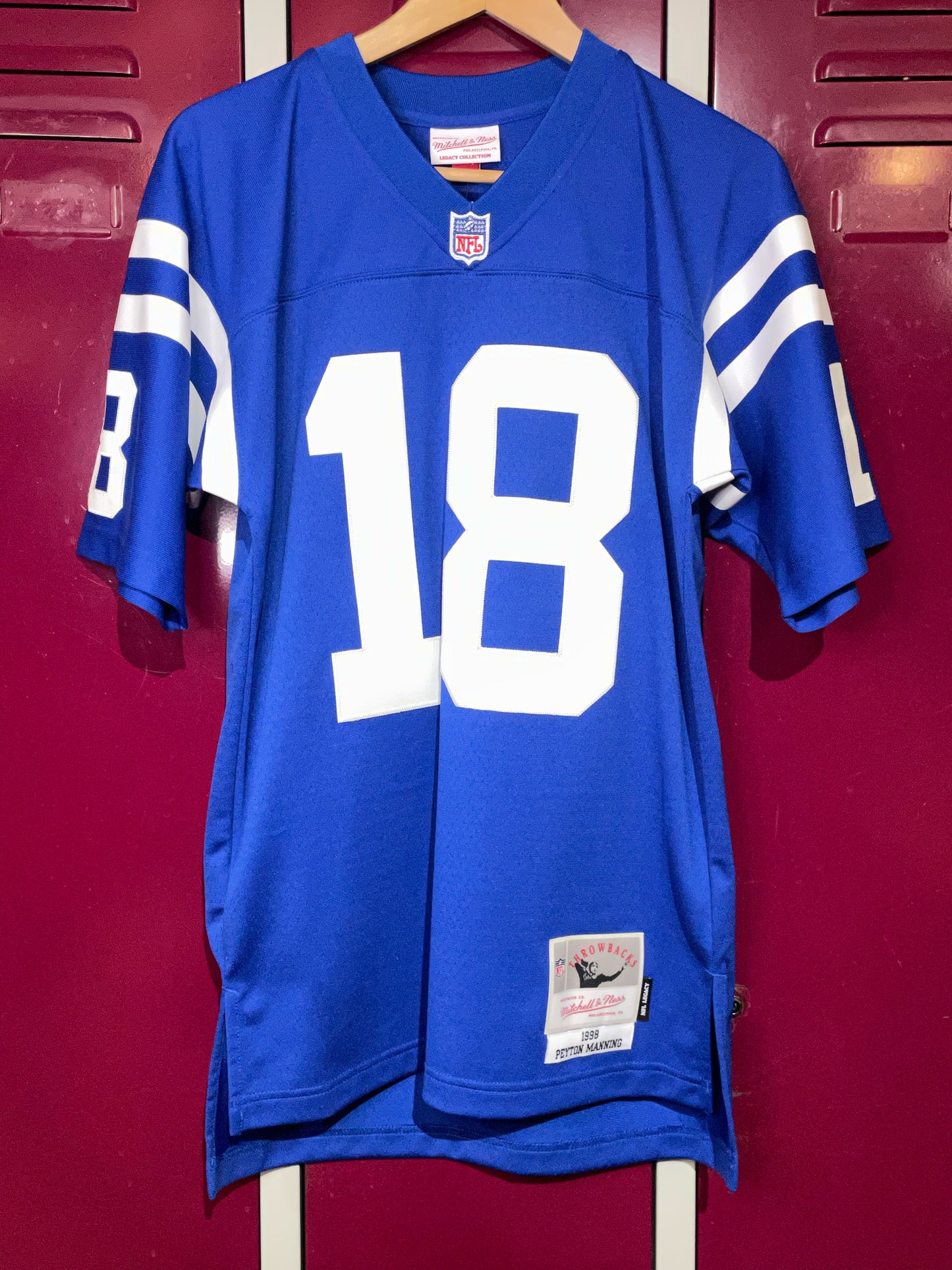 MITCHEL & NESS INDIANAPOLIS COLTS "PEYTON MANNING" NFL FOOTBALL JERSEY SZ: 36/S