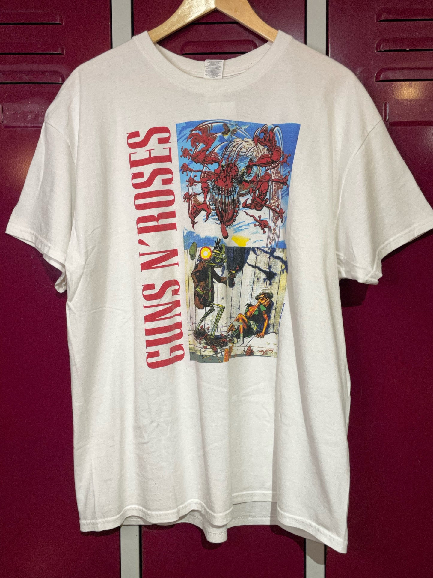 GUNS N' ROSES "WELCOME TO THE JUNGLE" 2016 MUSIC BAND T-SHIRT SZ: XL