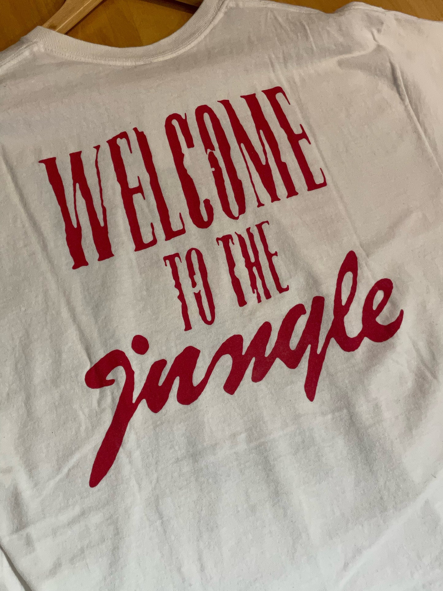 GUNS N' ROSES "WELCOME TO THE JUNGLE" 2016 MUSIC BAND T-SHIRT SZ: XL