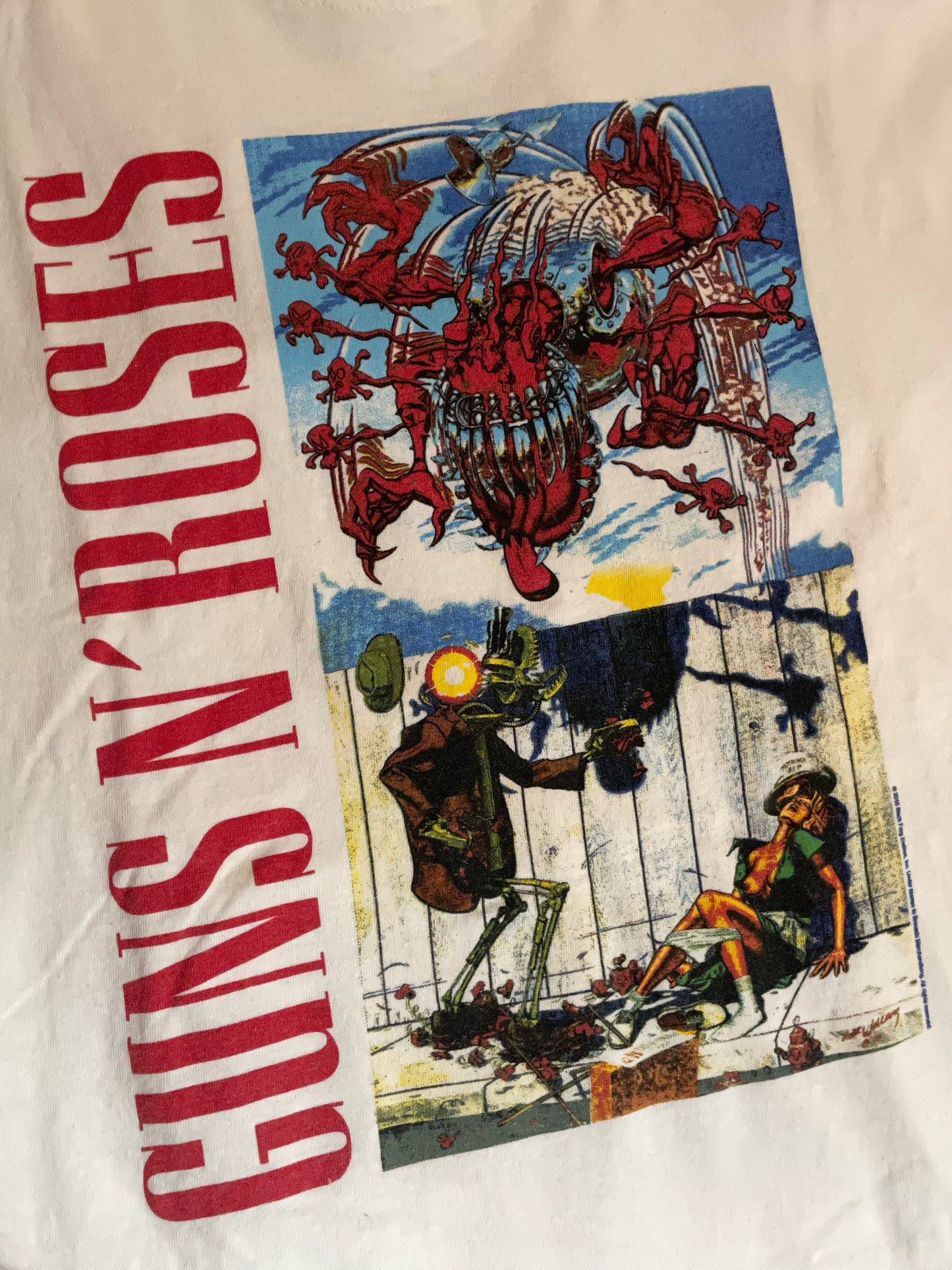 GUNS N' ROSES "WELCOME TO THE JUNGLE" 2016 MUSIC BAND T-SHIRT SZ: XL