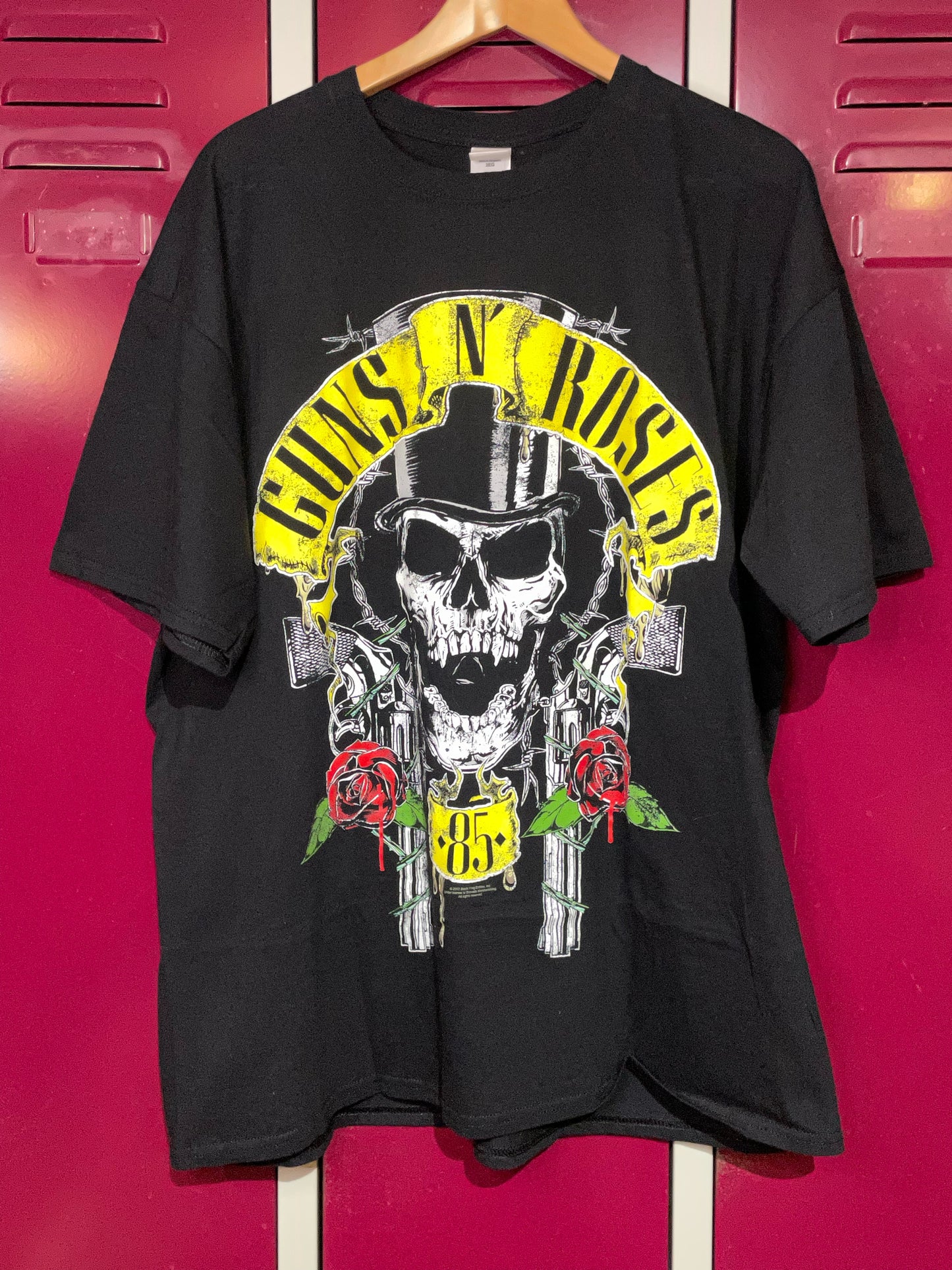GUNS N' ROSES "LOS F'N ANGELES" 2012 MUSIC BAND T-SHIRT SZ: XXL