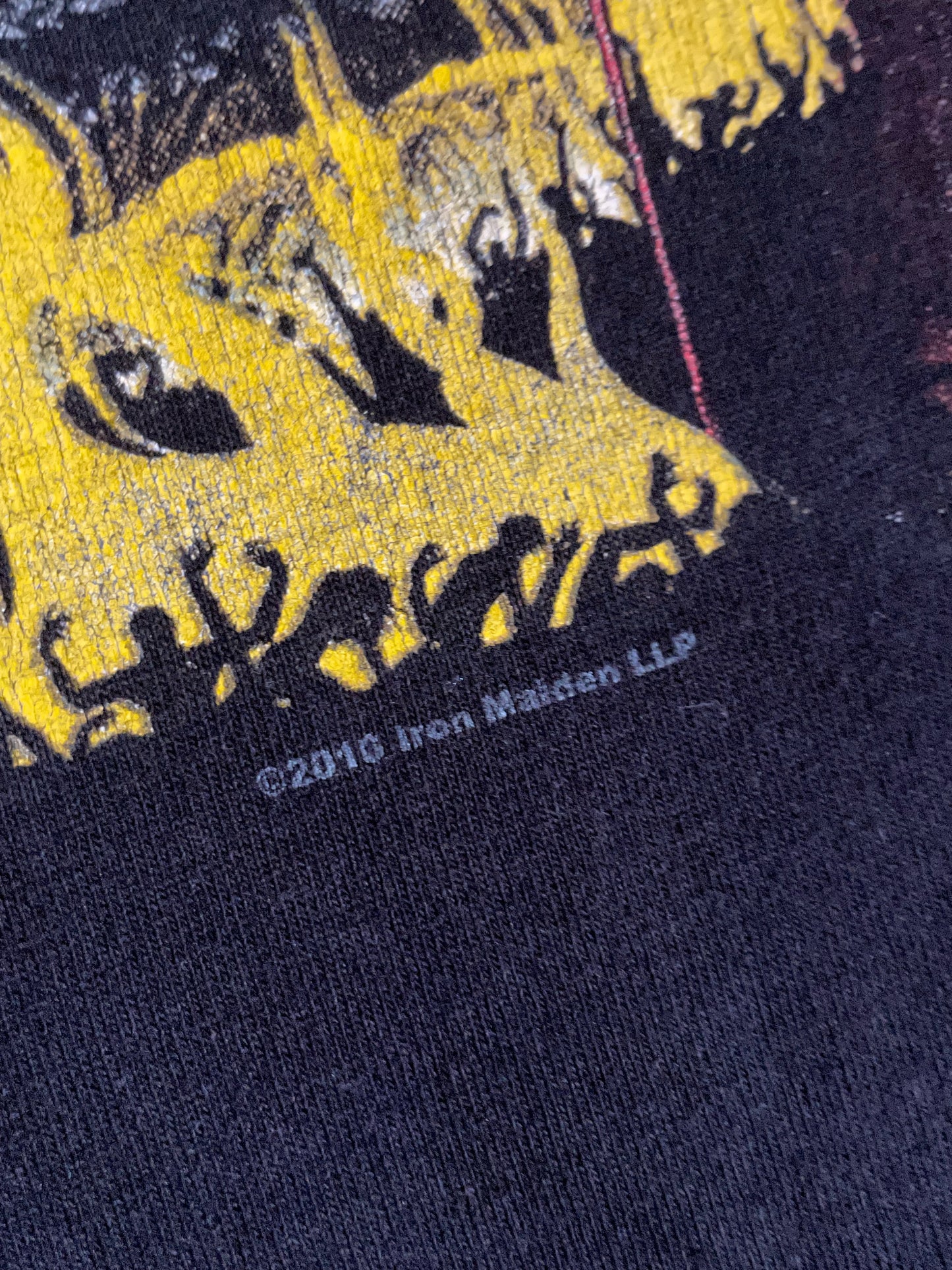 IRON MAIDEN "THE NUMBER OF THE BEAST" 2010 MUSIC BAND T-SHIRT SZ: XXL