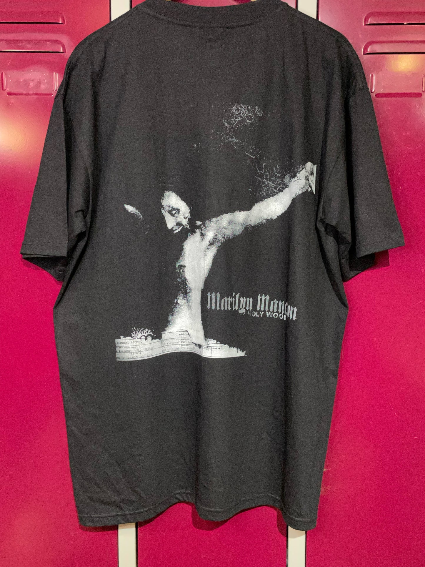 "DS" MARILYN MANSON "THE REVEREND" MUSIC BAND T-SHIRT SZ: XXXL