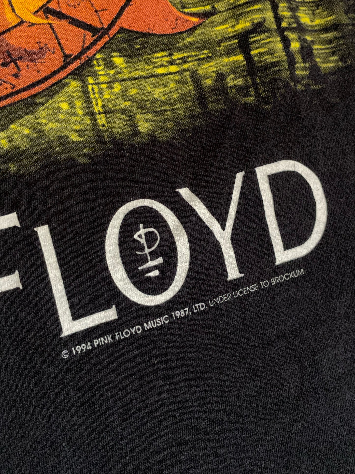 VINTAGE 90s PINK FLOYD "EUROPEAN TOUR 1994" MUSIC BAND T-SHIRT SZ: L