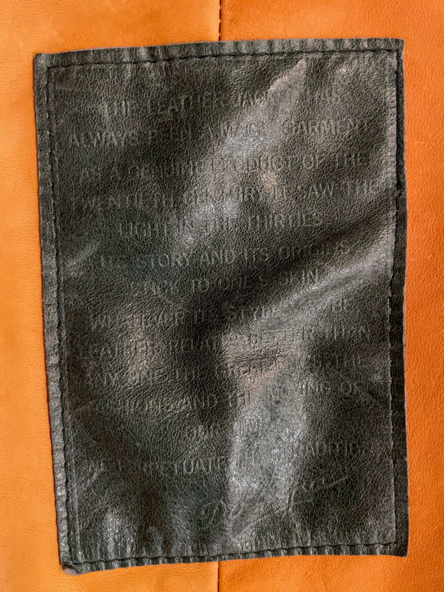 VINTAGE DIKARPA LEATHER JACKET  SZ: 38/S