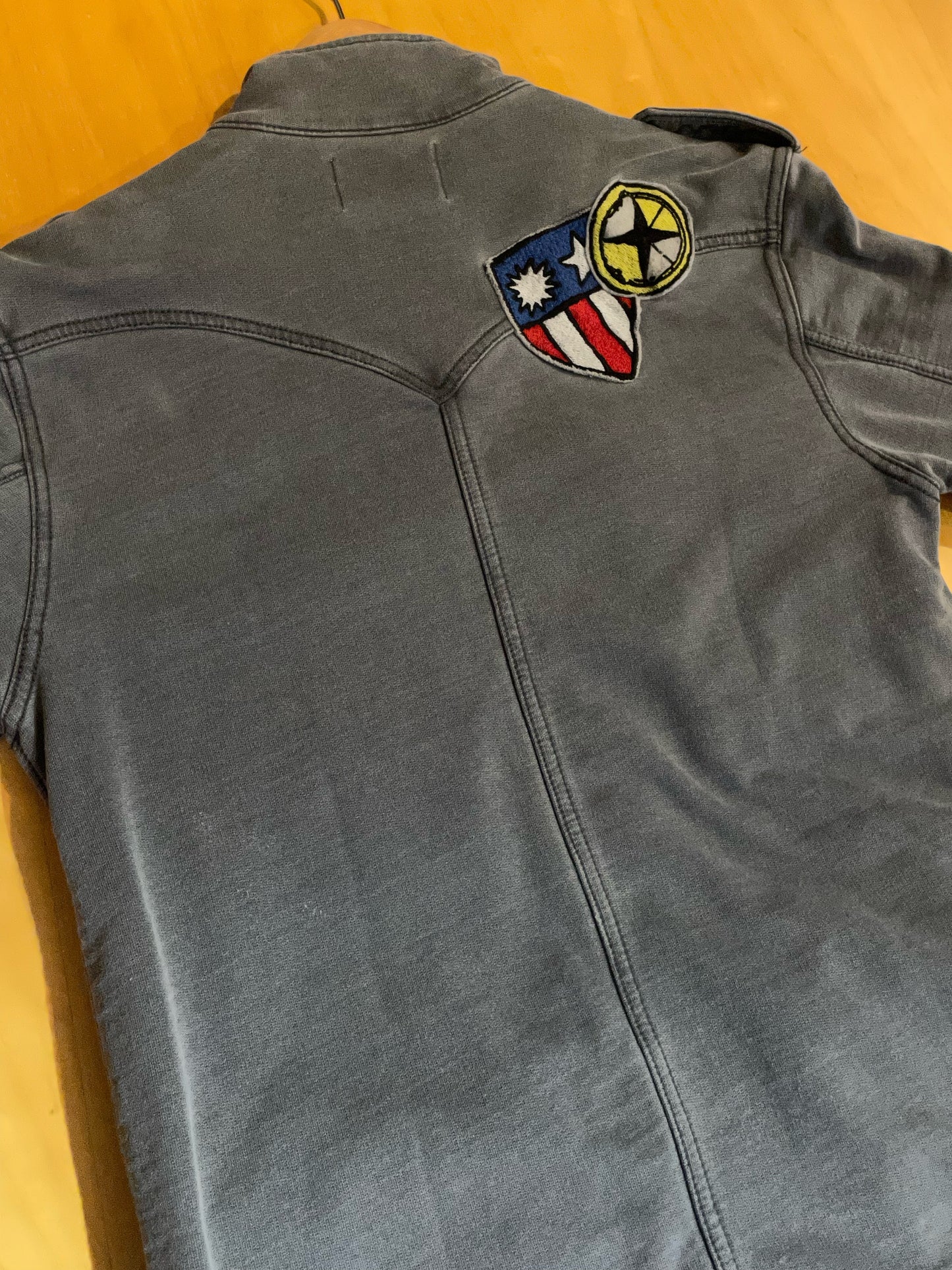 LEVI'S PATCHES TYPE ARMYJACKET SWEAT SZ: M