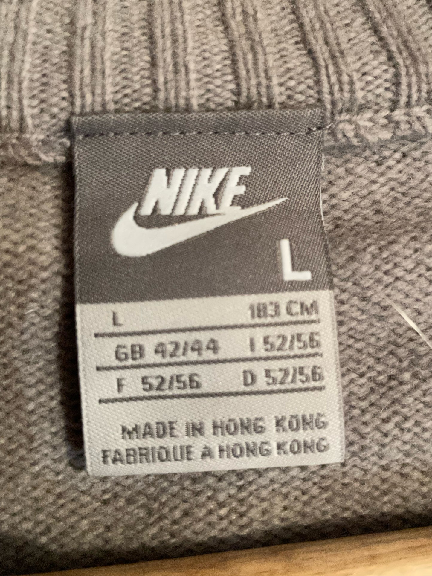 VINTAGE NIKE KNIT CARDIGAN JACKET SZ: L