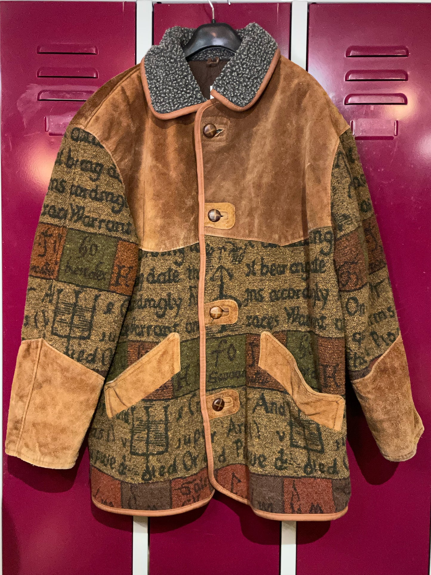 VINTAGE NEW FAST LEATHER COAT SZ: M