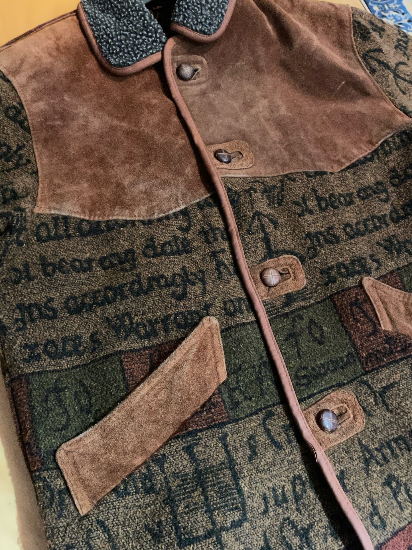 VINTAGE NEW FAST LEATHER COAT SZ: M