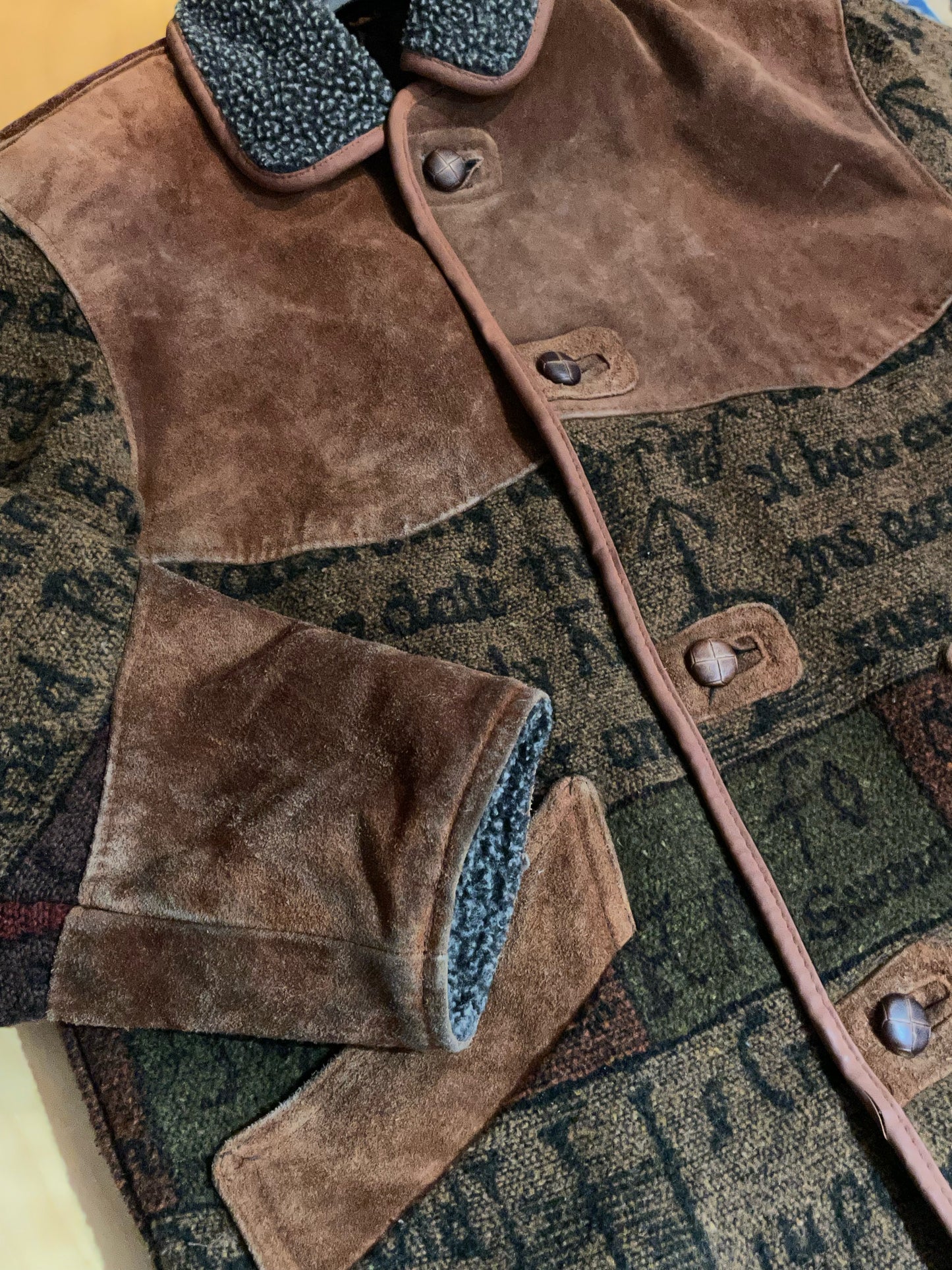 VINTAGE NEW FAST LEATHER COAT SZ: M