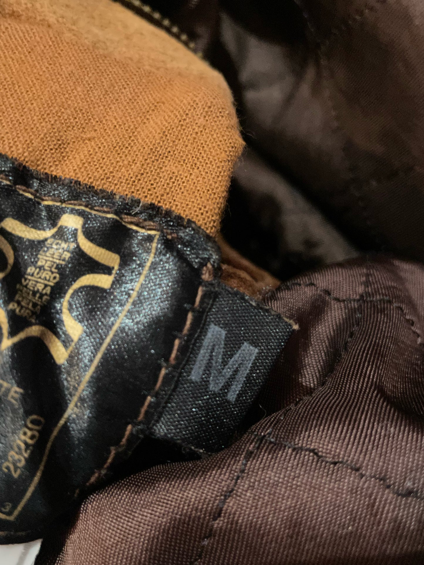 VINTAGE NEW FAST LEATHER COAT SZ: M