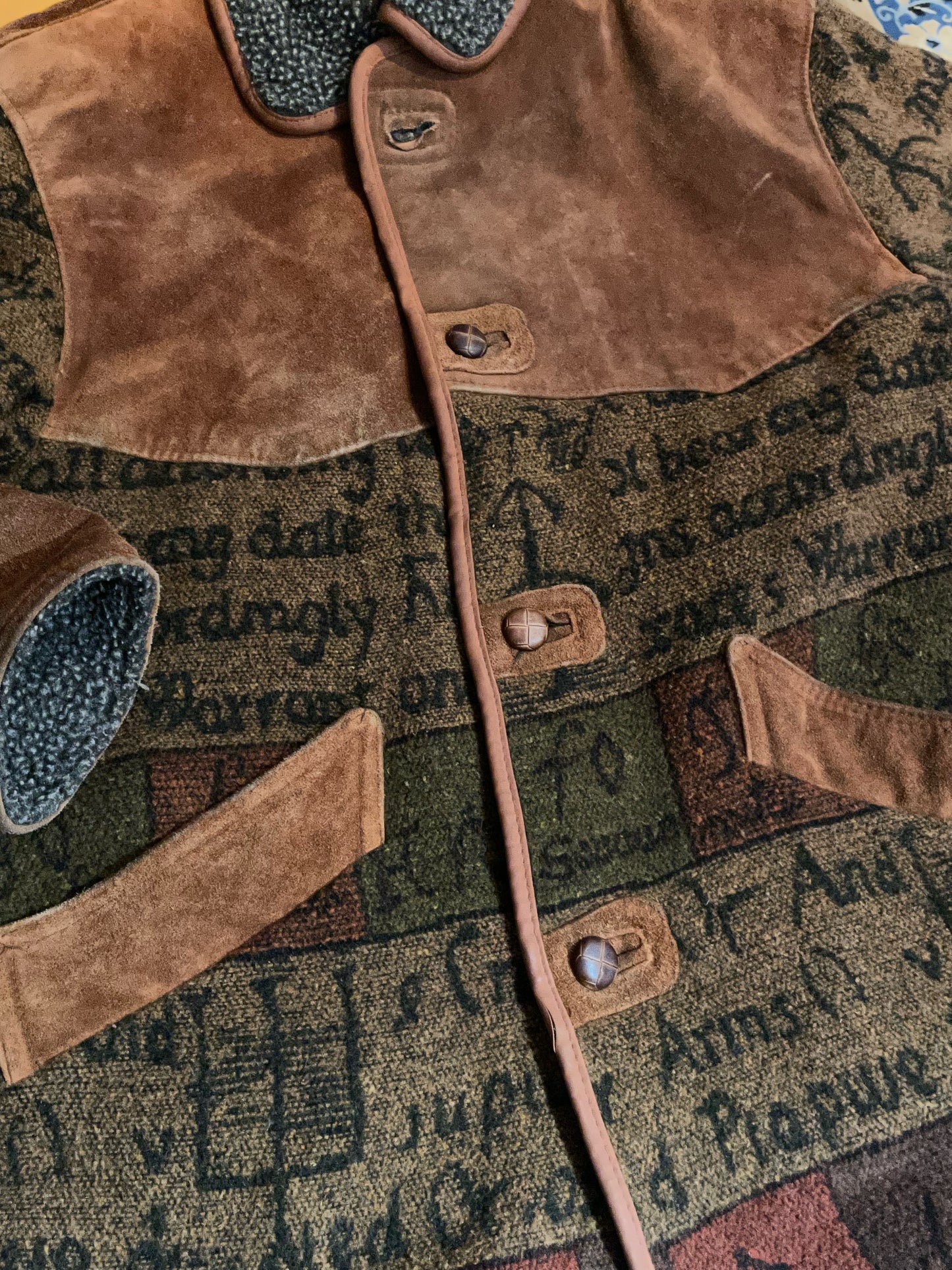 VINTAGE NEW FAST LEATHER COAT SZ: M