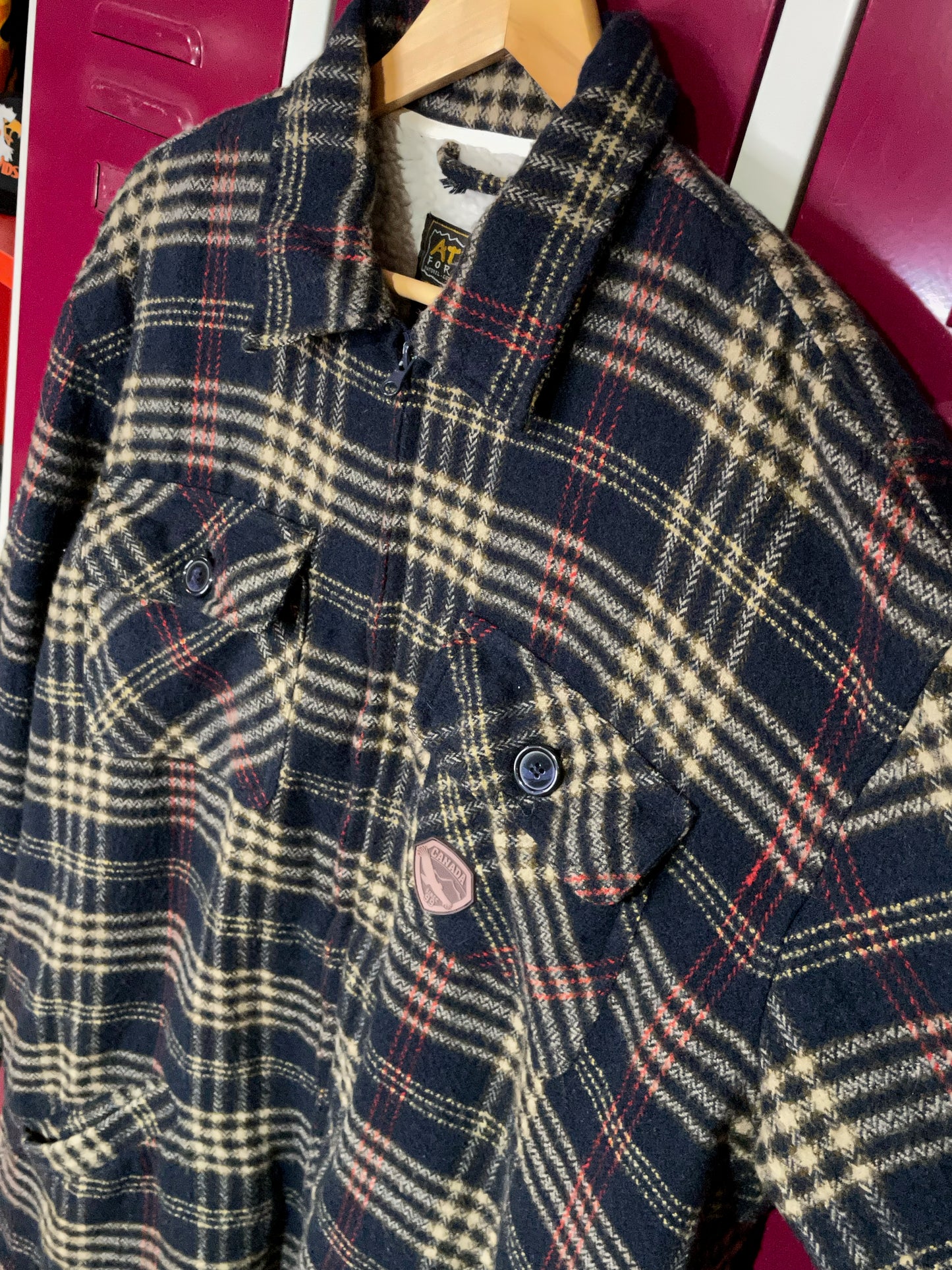 ATLAS FOR MEN FLANNEL JACKET SZ: XL