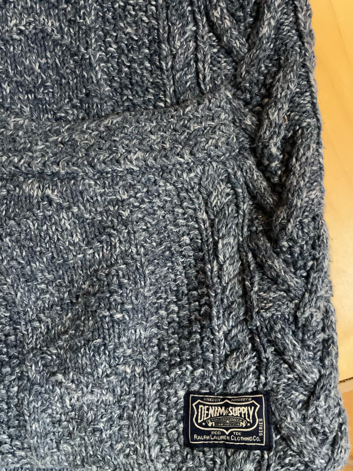 RALPH LAUREN DENIM & SUPPLY KNIT CARDIGAN JACKET  SZ: M