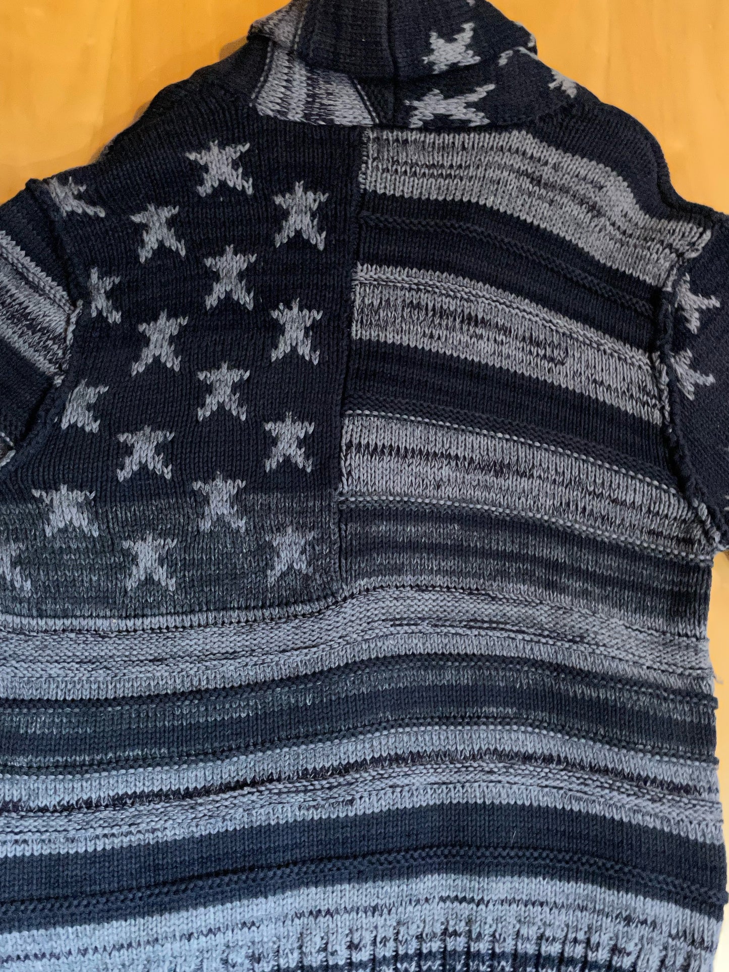 RALPH LAUREN AMERICAN FLAG CARDIGAN JACKET SZ: XL