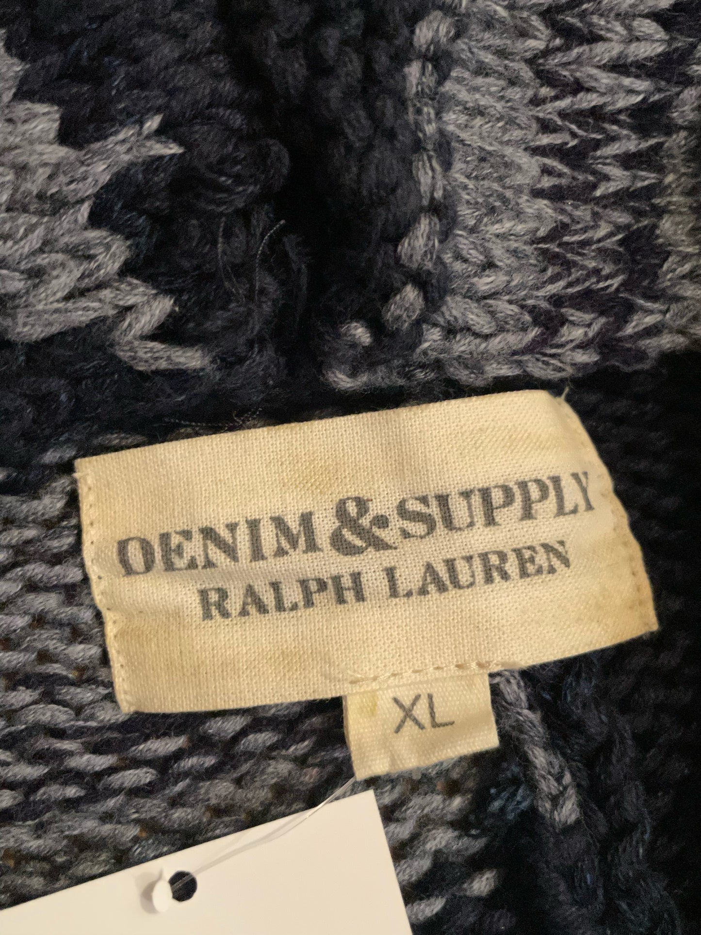 RALPH LAUREN AMERICAN FLAG CARDIGAN JACKET SZ: XL
