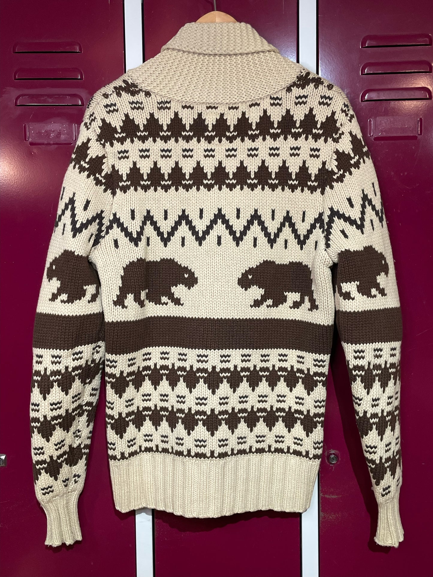 LEVI'S BEAR KNIT CARDIGAN JACKET SZ: S