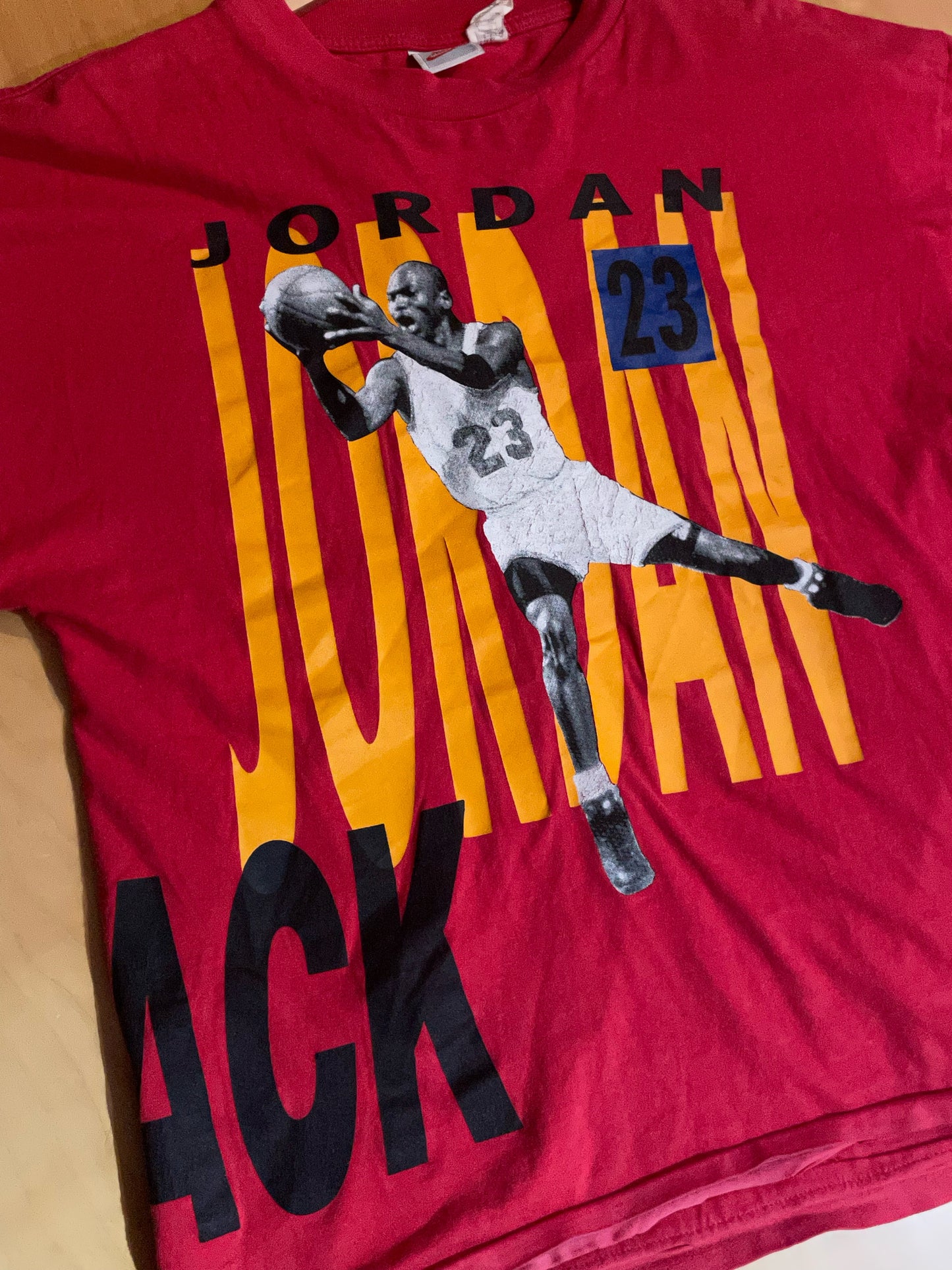 VINTAGE 90s NIKE JORDAN BACK 2 BACK PIPPEN NBA T-SHIRT SZ: XL (S)