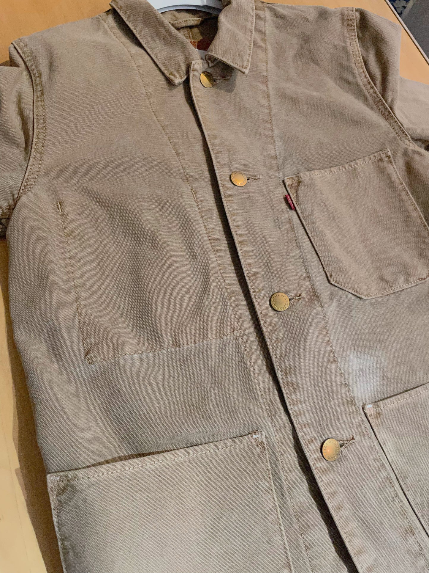 VINTAGE LEVI'S SAHARIAN JACKET SZ: S