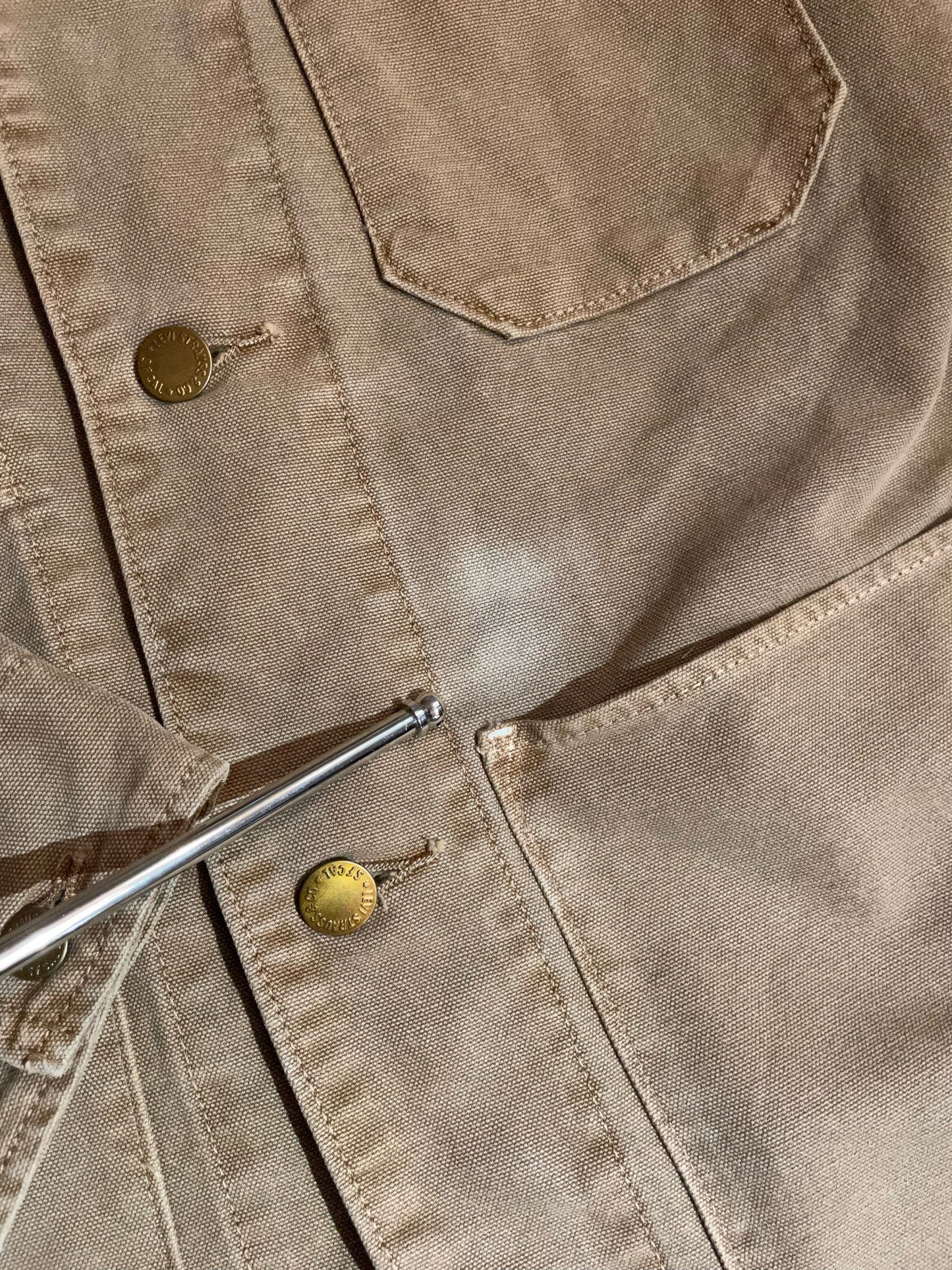 VINTAGE LEVI'S SAHARIAN JACKET SZ: S