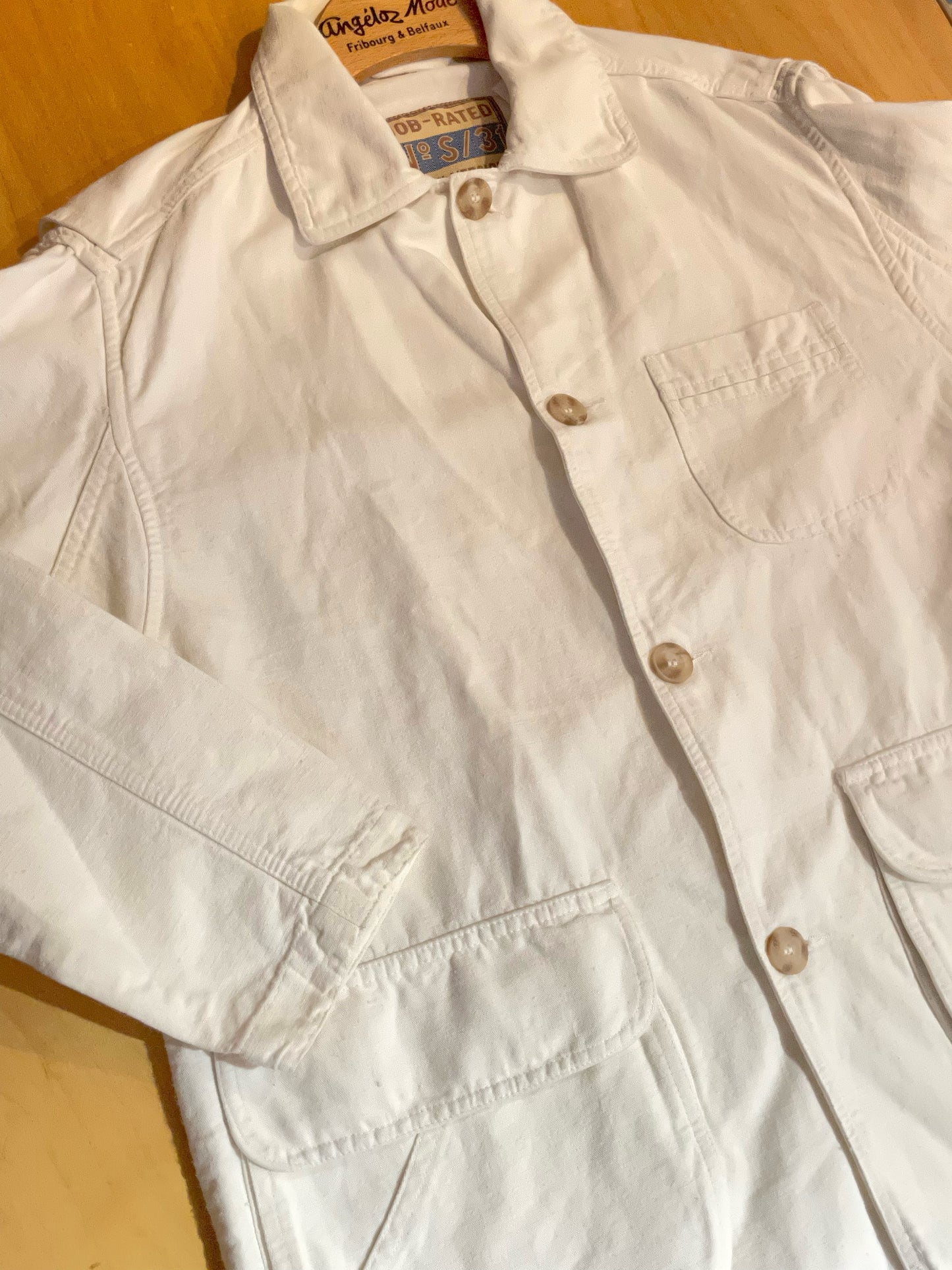 VINTAGE JOB-RATED SAHARIAN SHIRT JACKET SZ: M