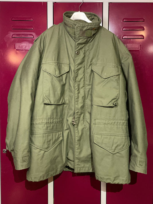 VINTAGE LAKEVIEW SPORTSWEAR MILITARY FIELD JACKET  SZ: L