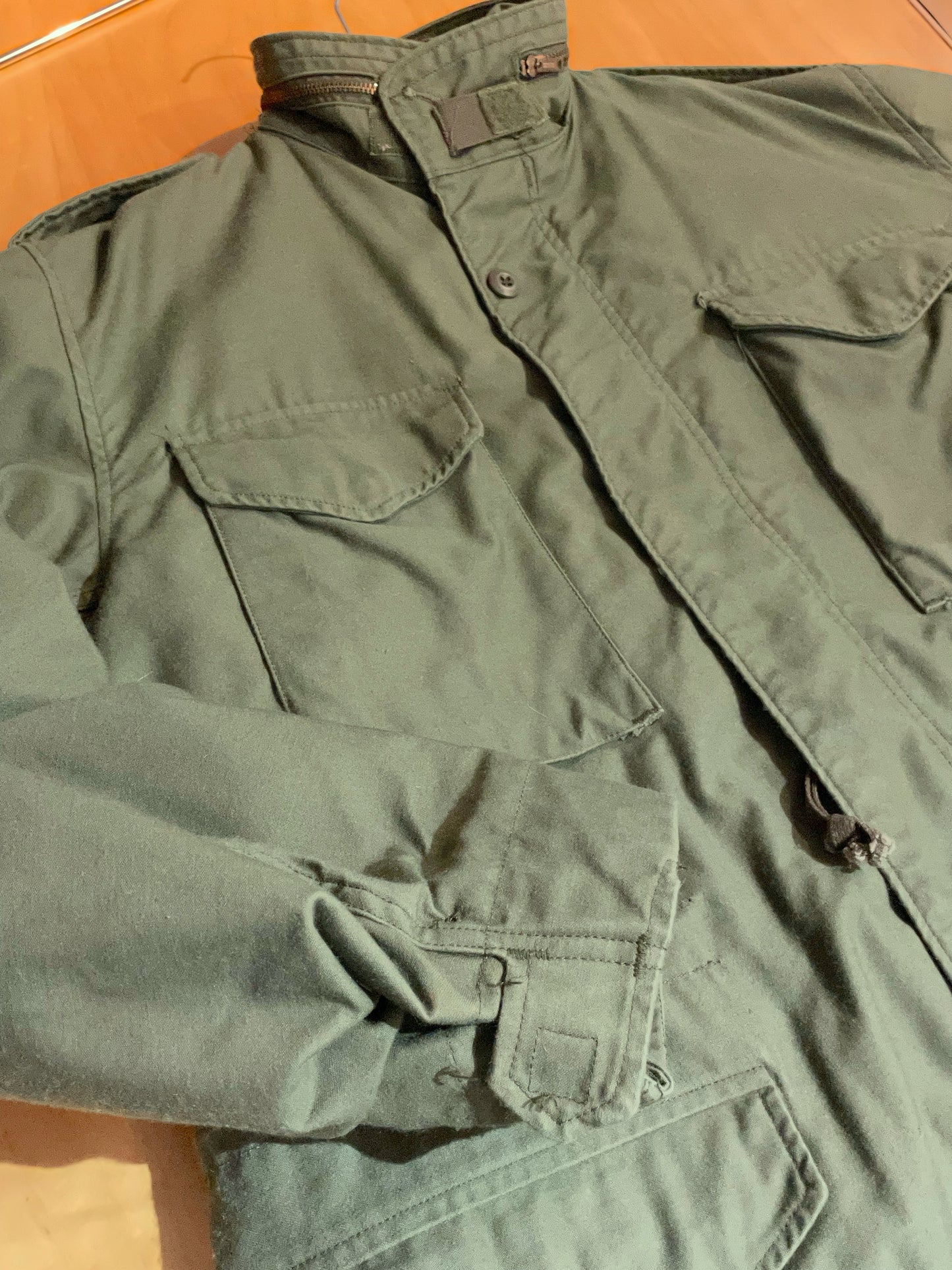 VINTAGE LAKEVIEW SPORTSWEAR MILITARY FIELD JACKET SZ: L