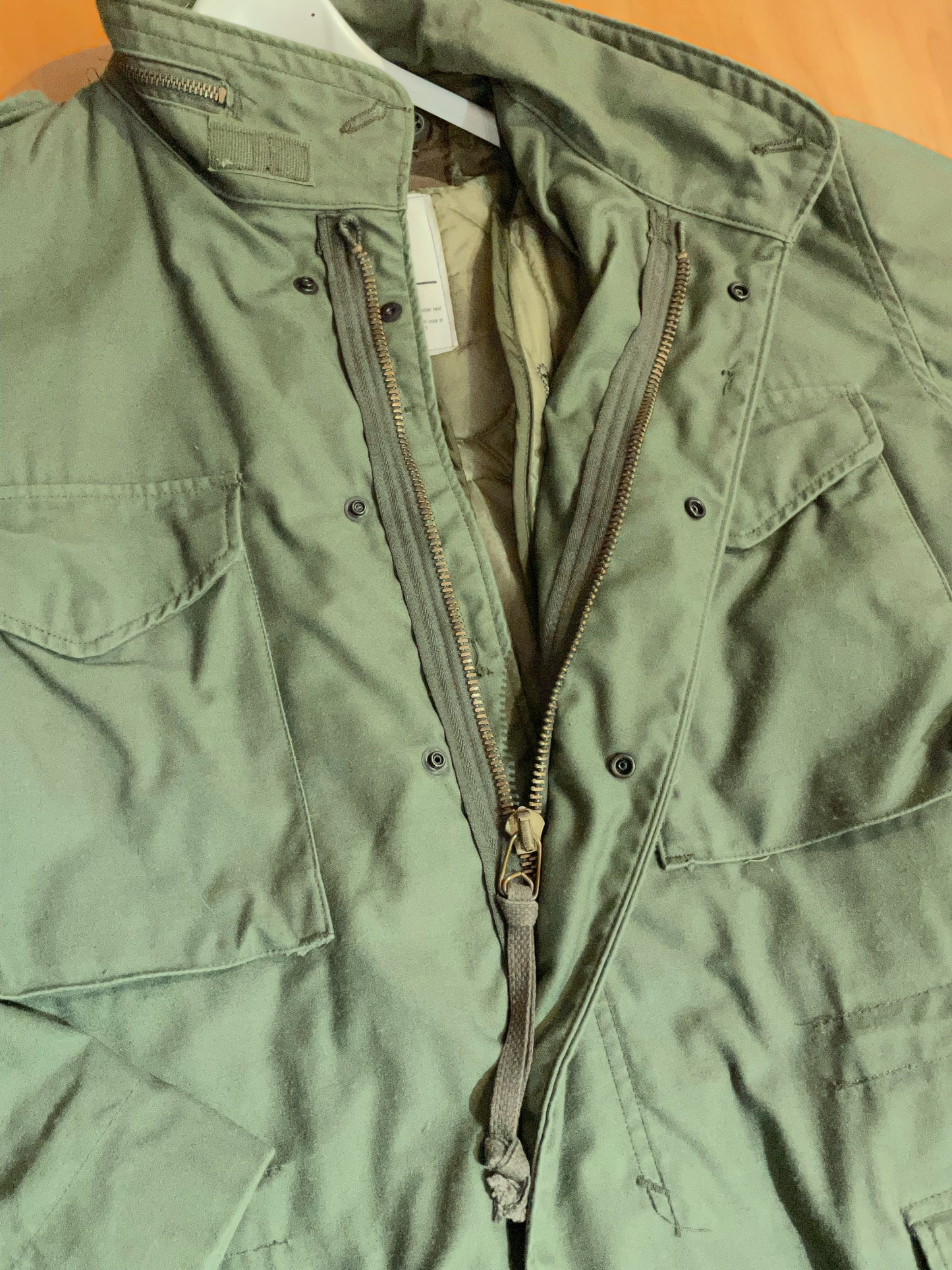 VINTAGE LAKEVIEW SPORTSWEAR MILITARY FIELD JACKET SZ: L