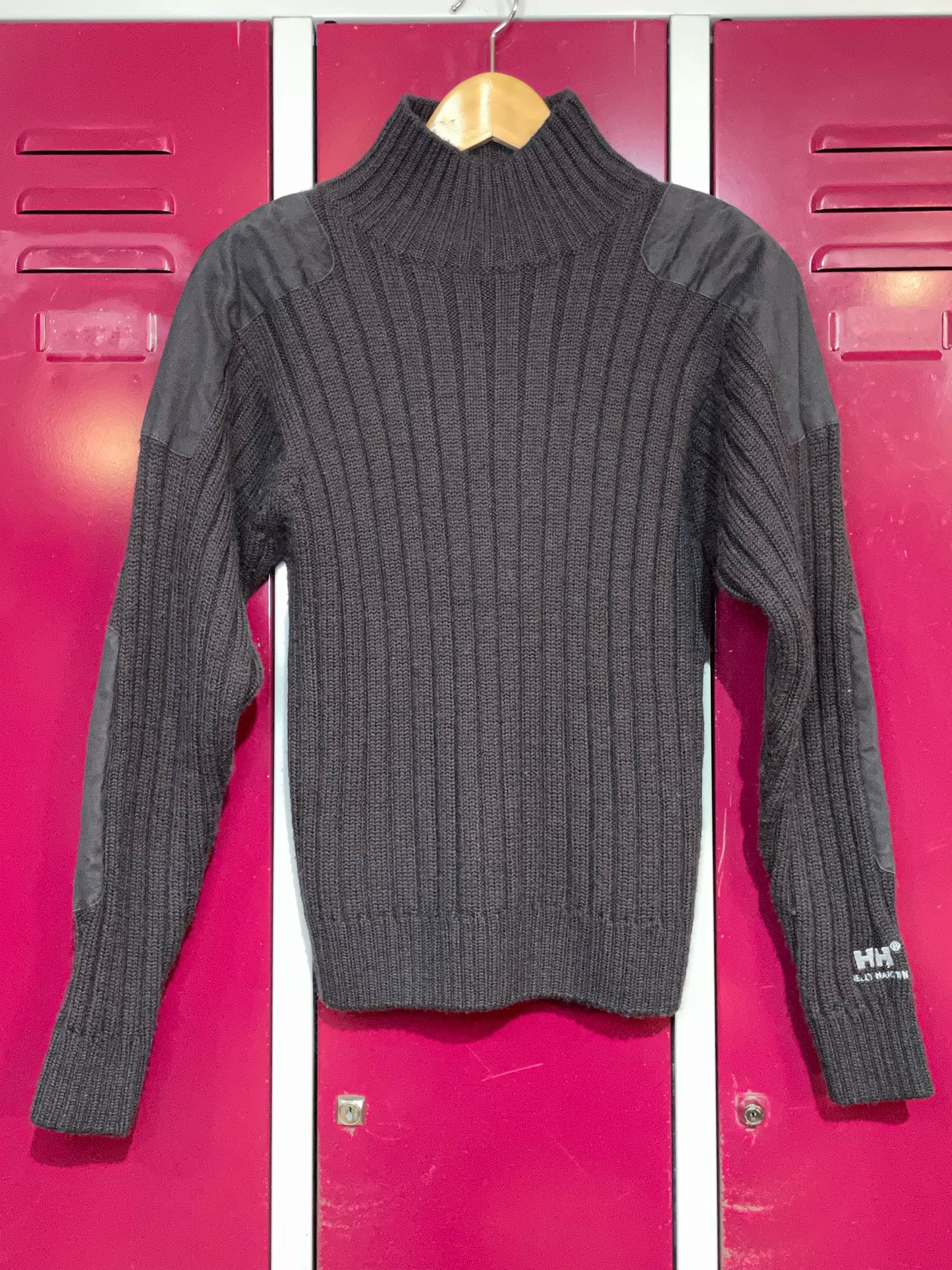 "WOMEN" VINTAGE HELLY HANSEN HIGH NECK WORK PULLOVER SZ: S