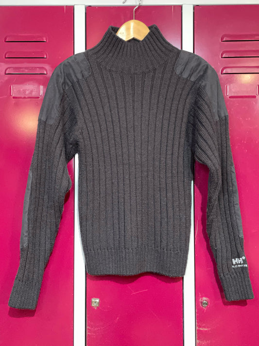 "WOMEN" VINTAGE HELLY HANSEN HIGH NECK WORK PULLOVER   SZ: S