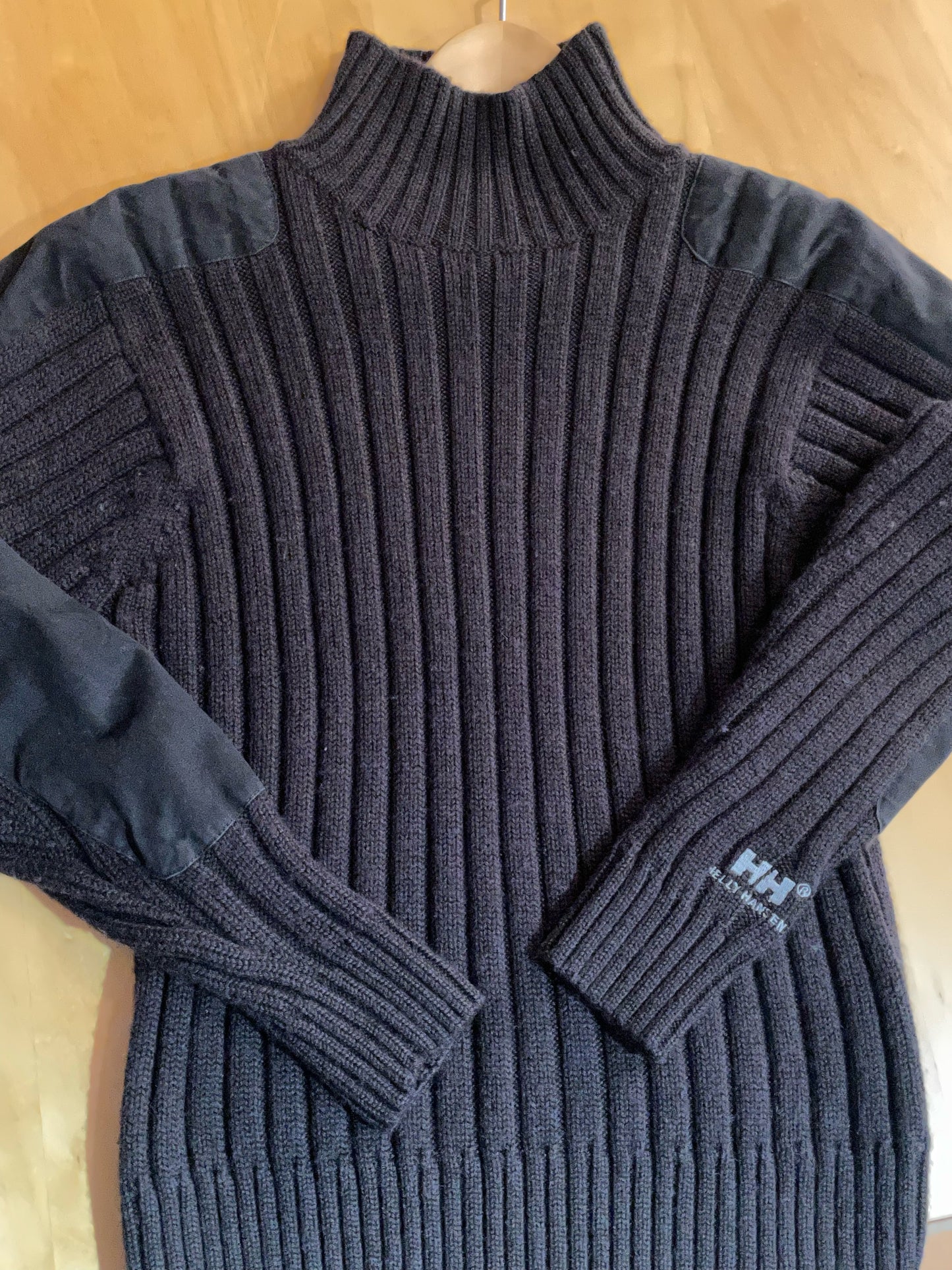 "WOMEN" VINTAGE HELLY HANSEN HIGH NECK WORK PULLOVER SZ: S